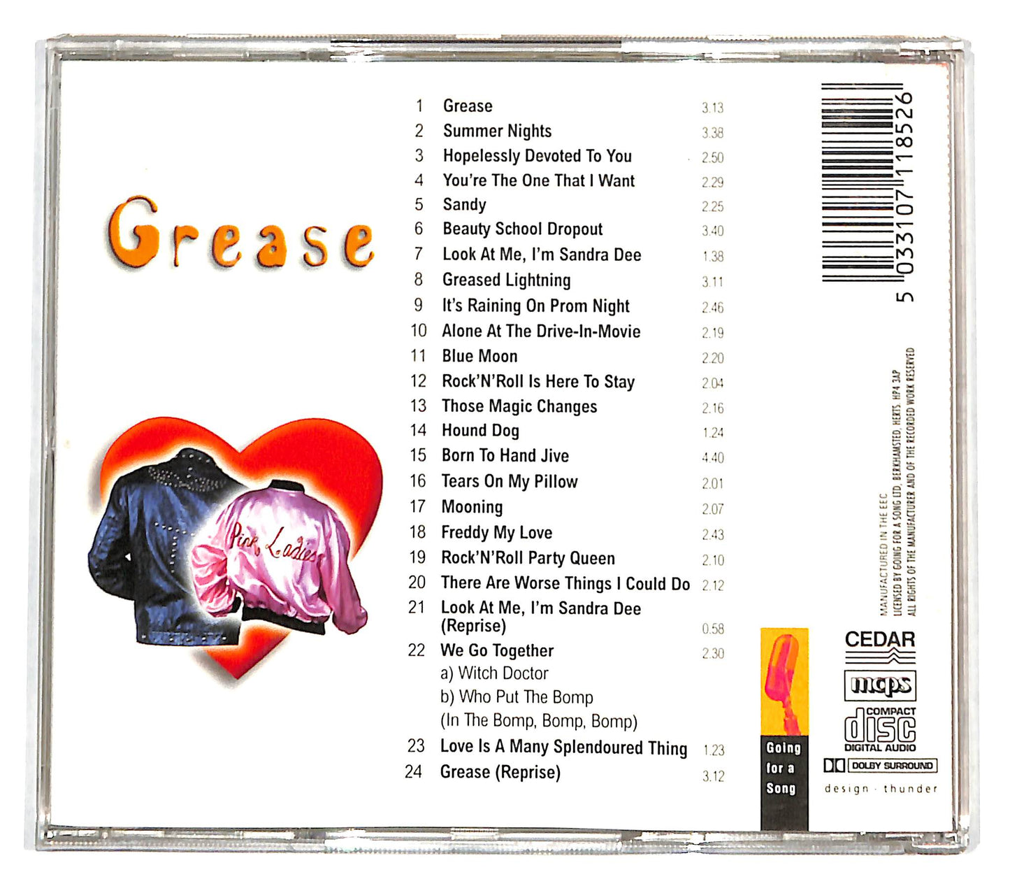 EBOND C.C. Production - Grease (Performed By C.C. Production) CD CD139213