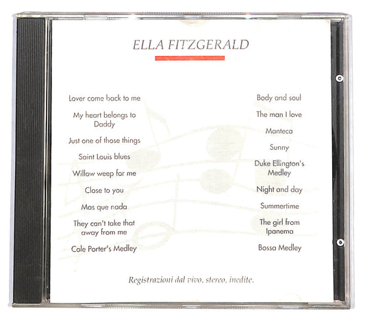 EBOND Various - Ella Fitzgerald registrazioni dal vivo stereo CD CD139243