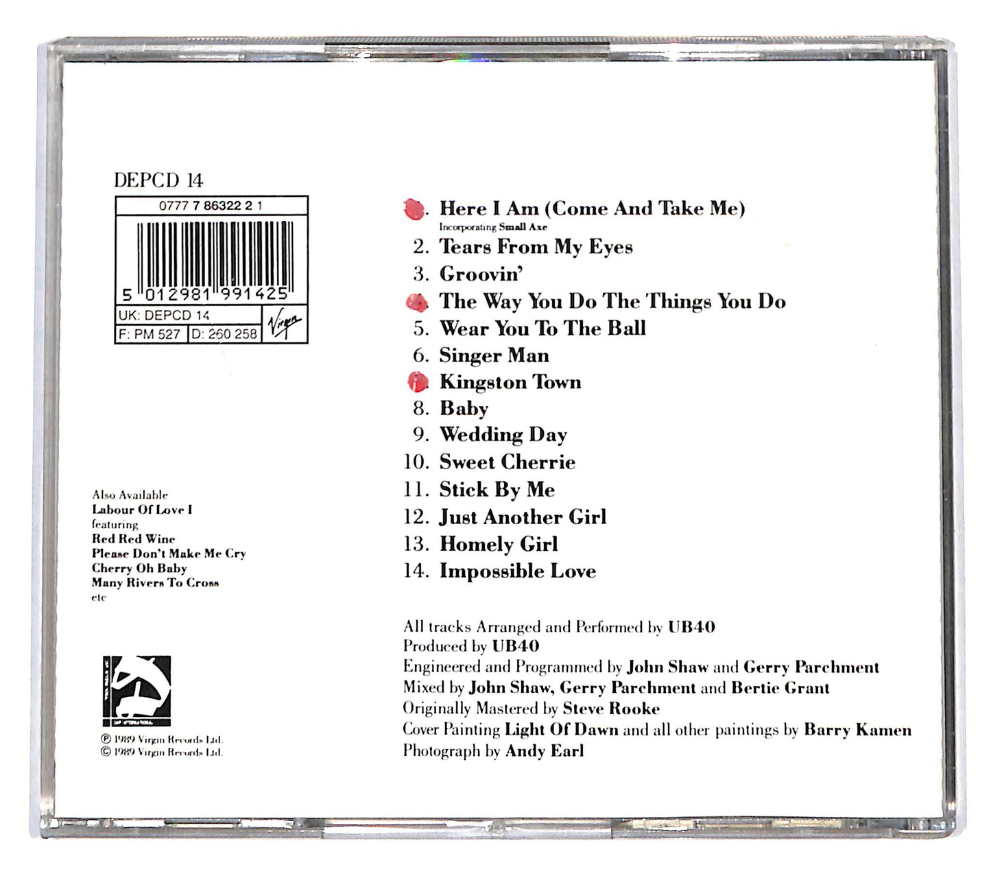 EBOND UB40 - Labour Of Love II CD CD139249