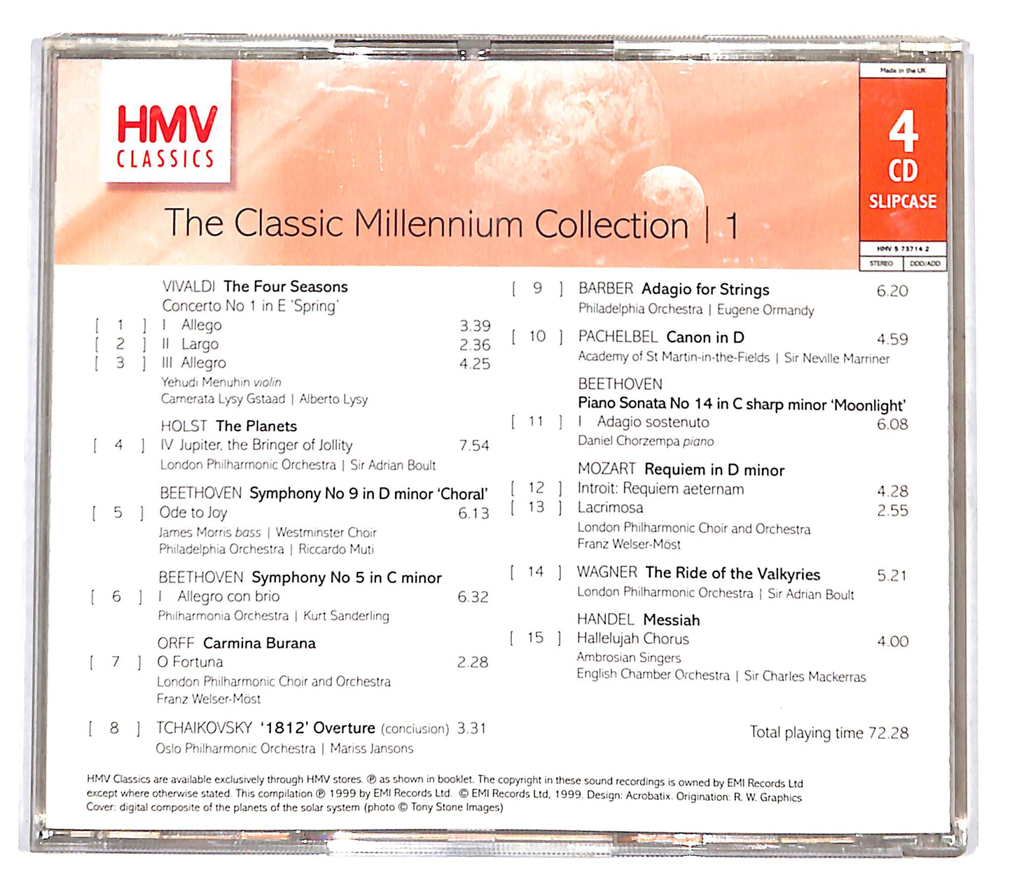 EBOND Various - The Classic Millennium Collection cd1 CD139257