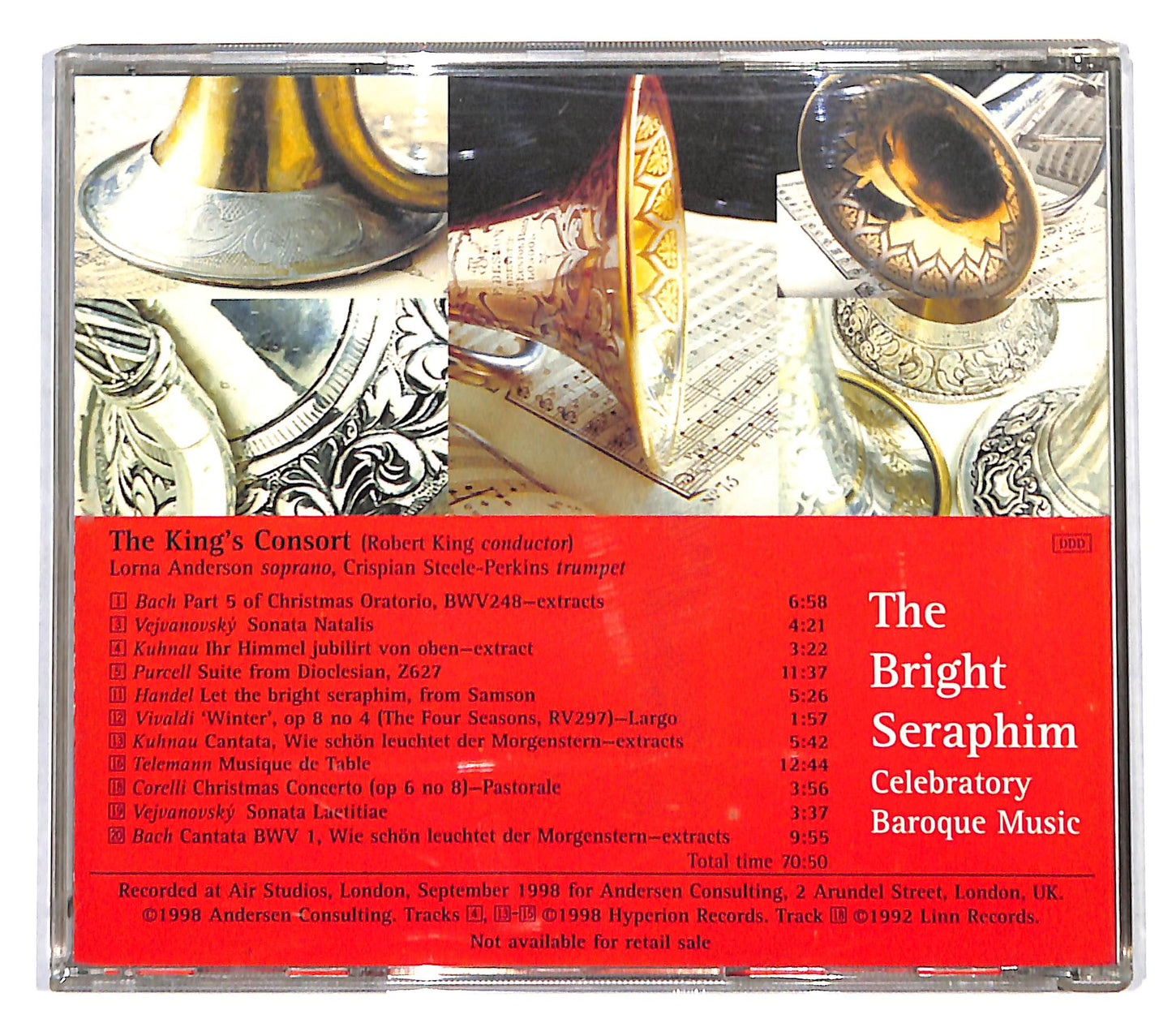 EBOND The Bright Seraphim - The King's Consort - Robert King CD CD139303
