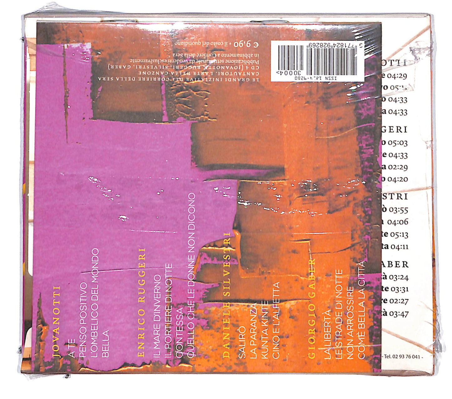 EBOND Various -Cantautori - Jovanotti Ruggeri Silvestri Gaber vol 4 CD CD139324