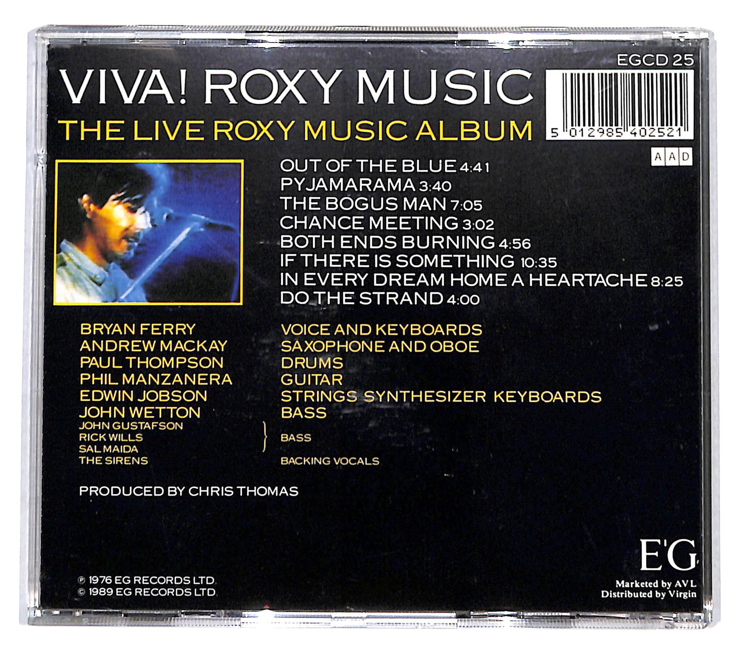 EBOND Roxy Music - Viva! Roxy Music (The Live Roxy Music Album) CD CD139329