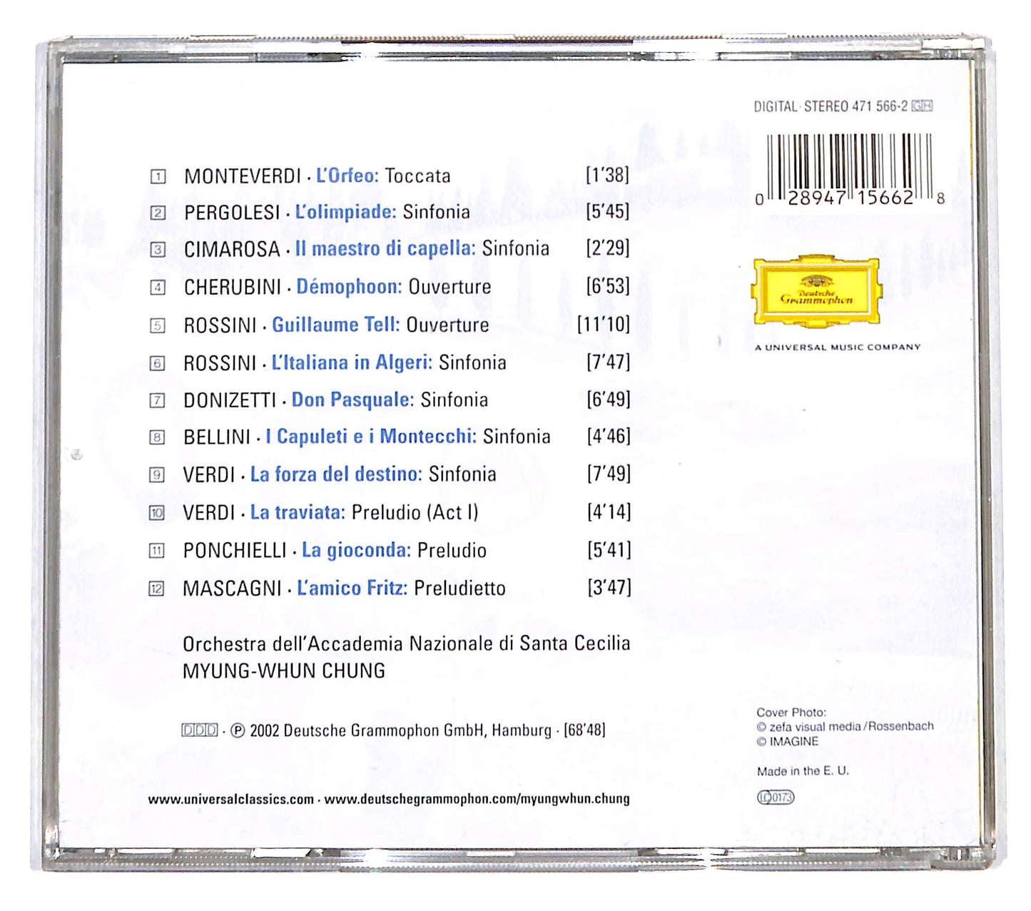EBOND Various - Italian Overtures - Myung-Whun Chung CD CD139334