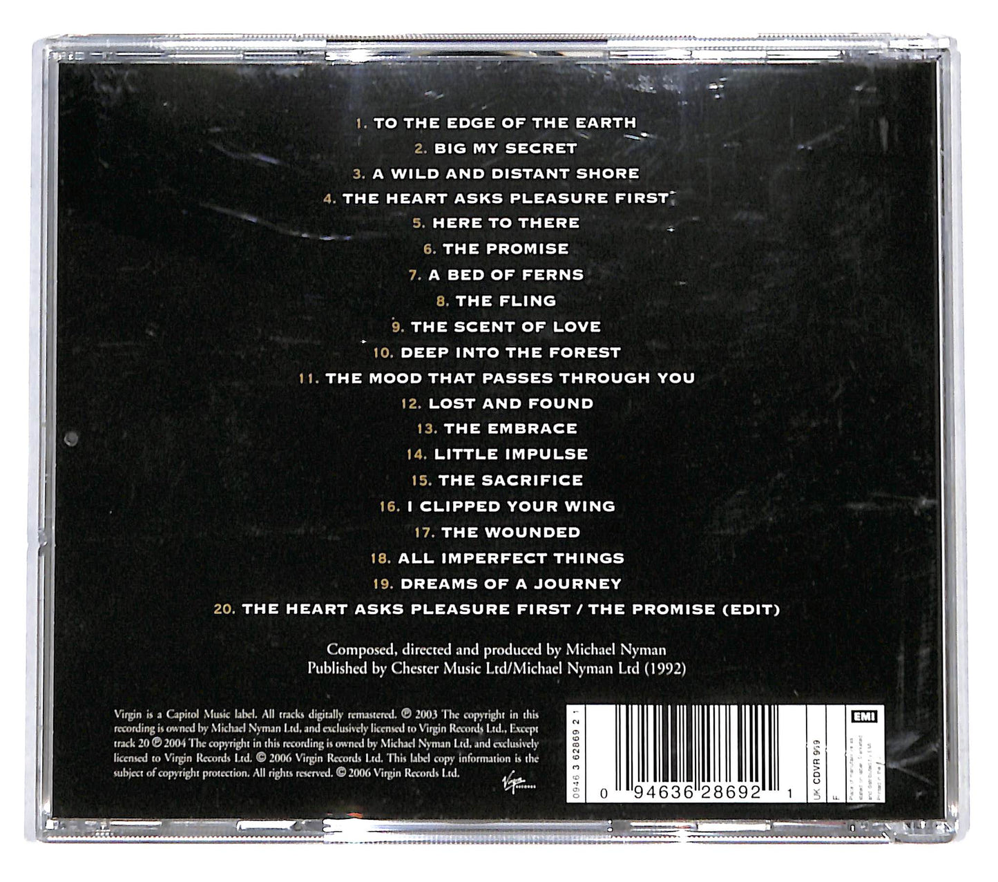 EBOND Michael Nyman - The Piano CD CD139336