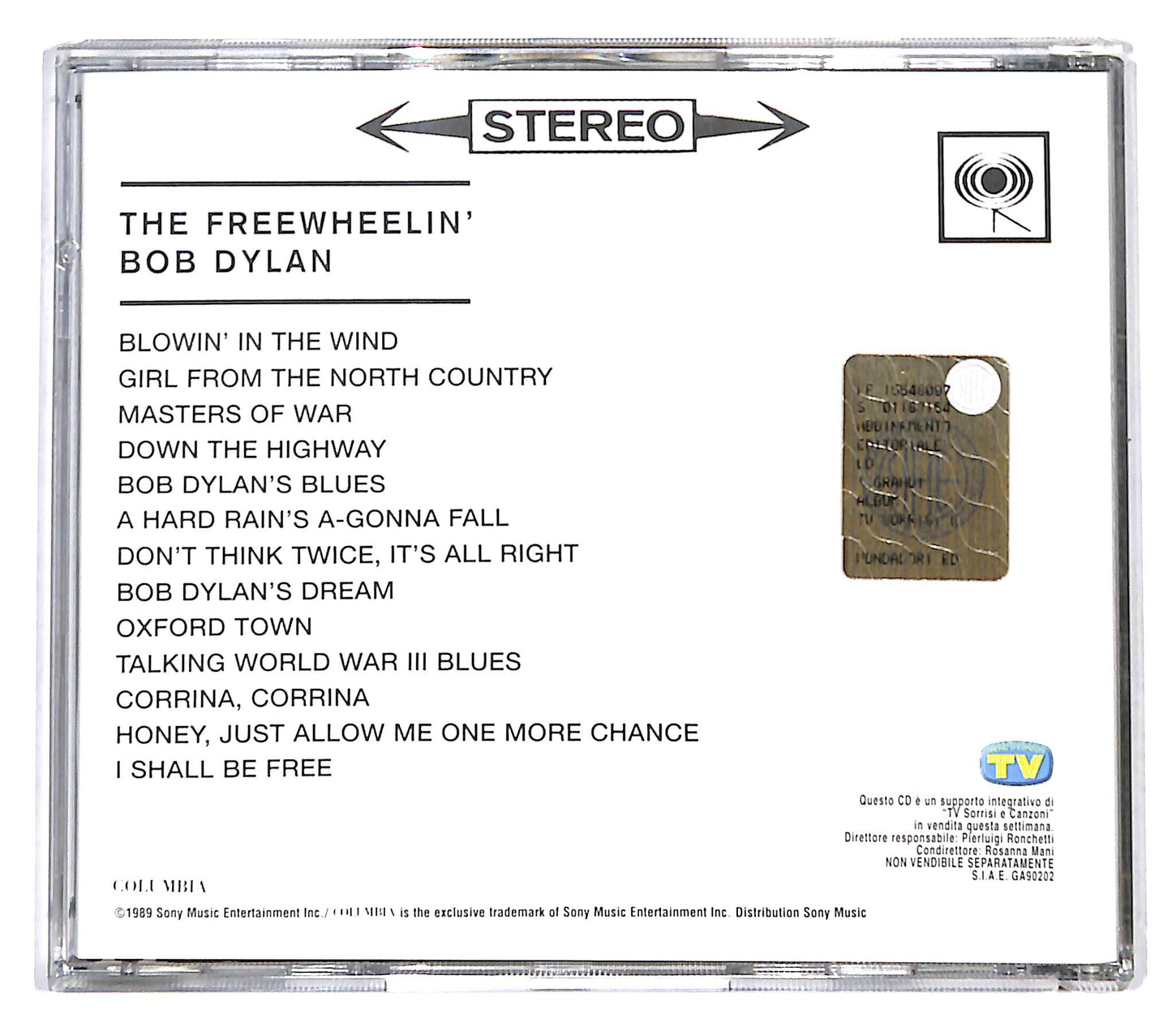 EBOND Bob Dylan - The Freewheelin' Bob Dylan EDITORIALE CD CD139352