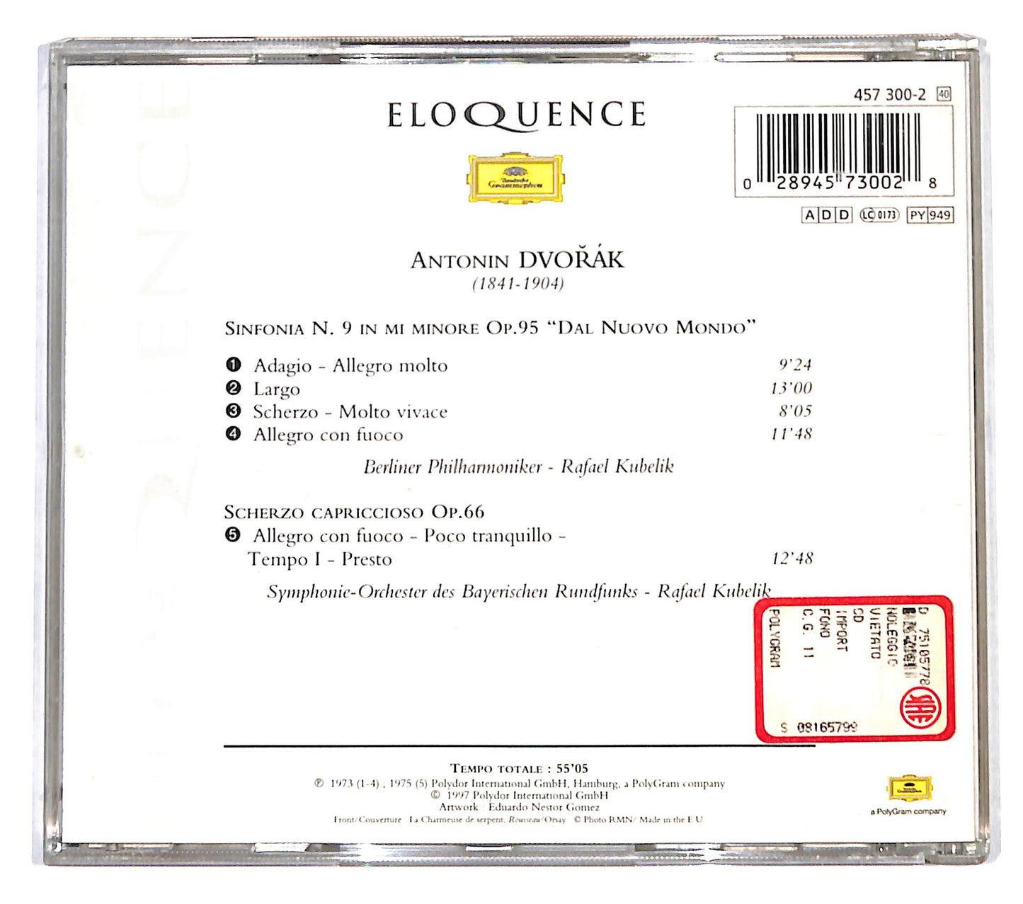 EBOND Dvorak - Sinfonia N. 9 - Kubelik CD CD139359