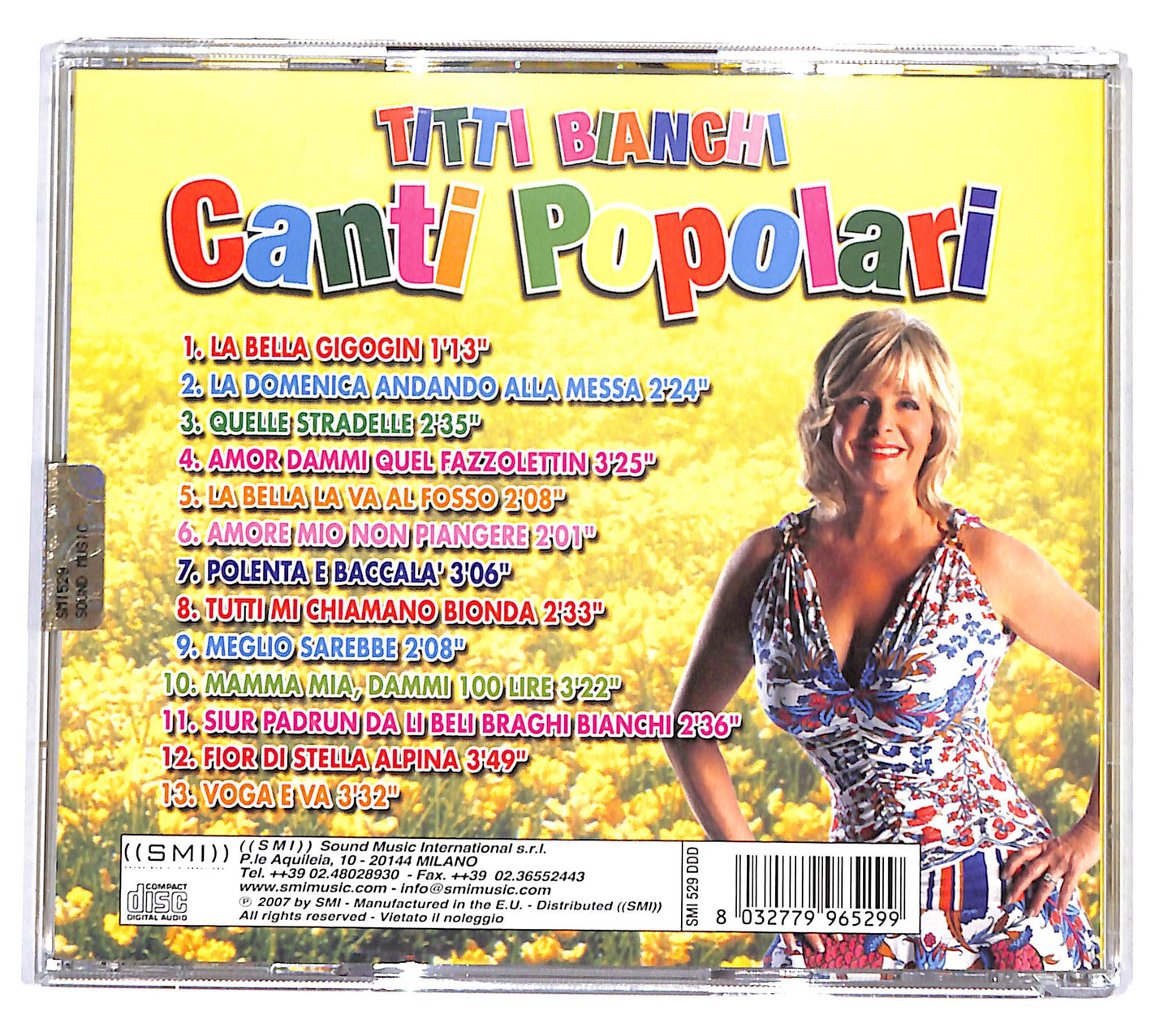 EBOND Titti Bianchi - Canti Popolari CD CD139455