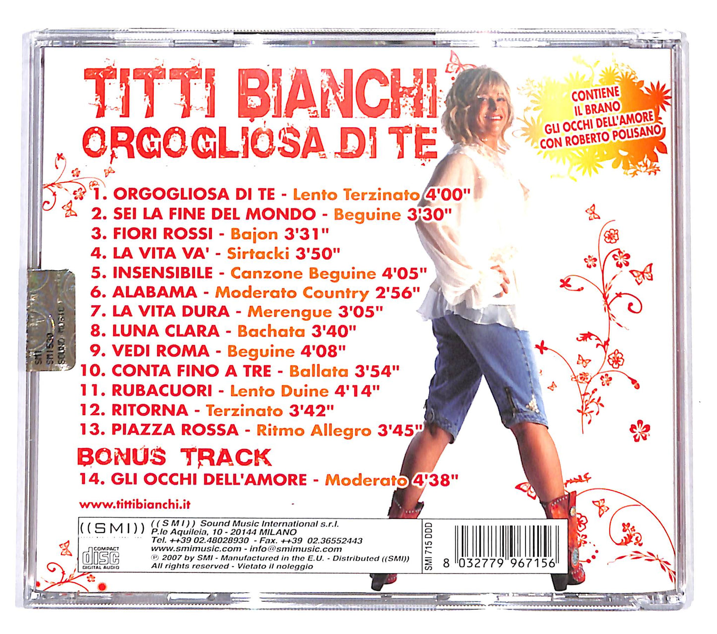 EBOND Titti Bianchi - Orgogliosa di Te CD CD139456