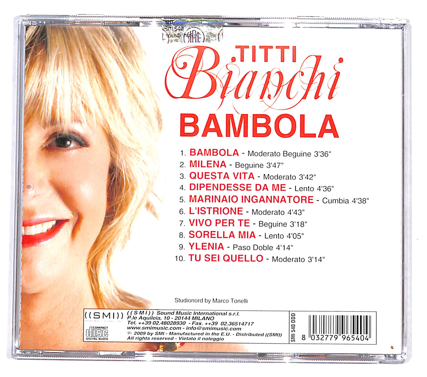 EBOND Titti Bianchi - Bambola CD CD139457