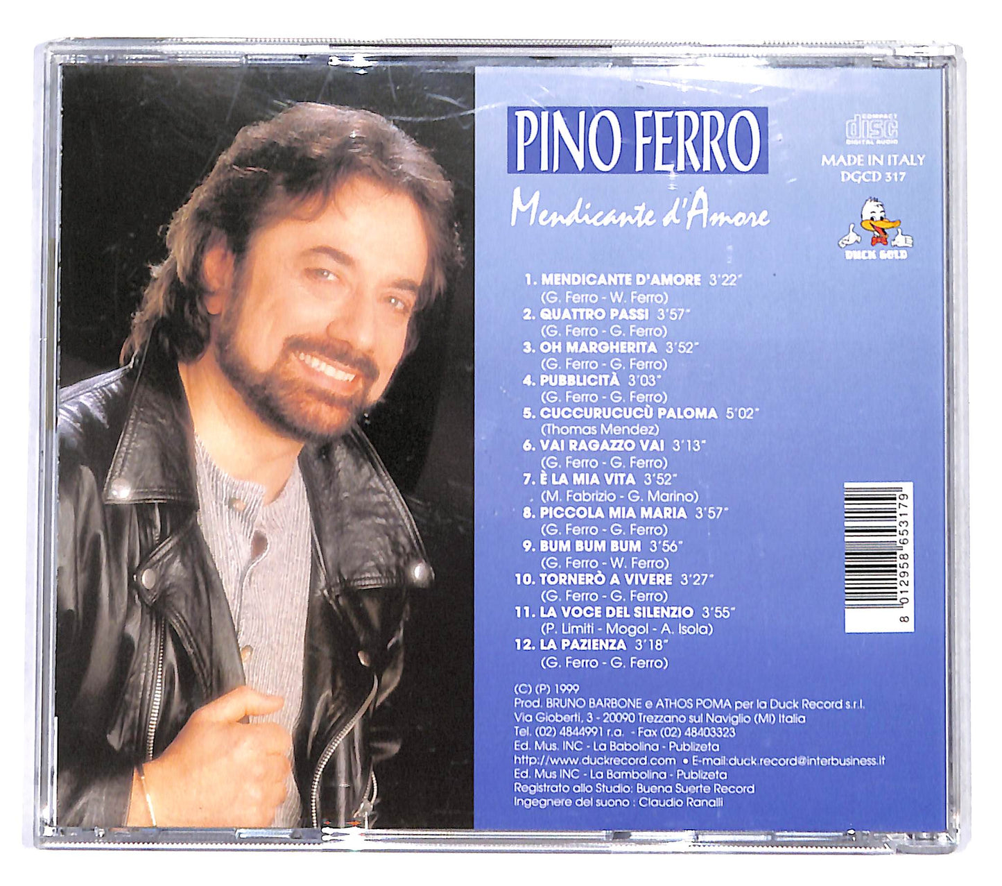 EBOND Pino Ferro - Mendicante d'amore CD CD139460