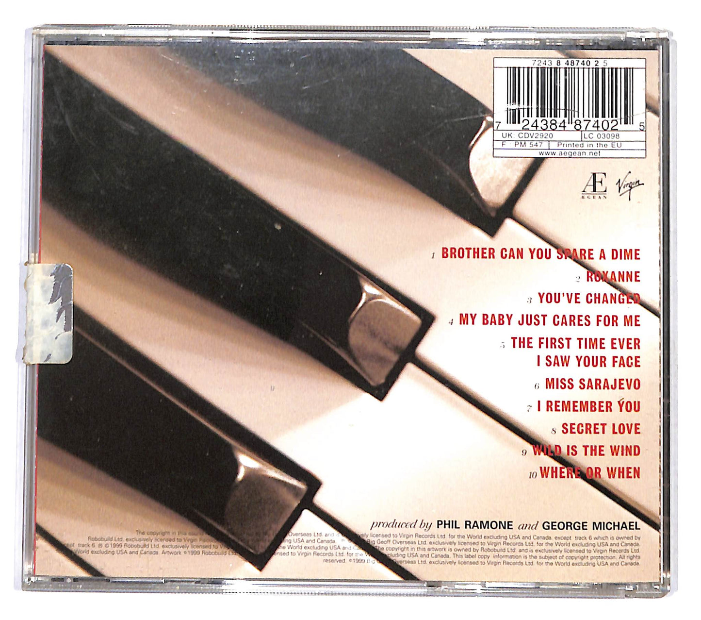 EBOND George Michael - Songs From The Last Century CD CD139502