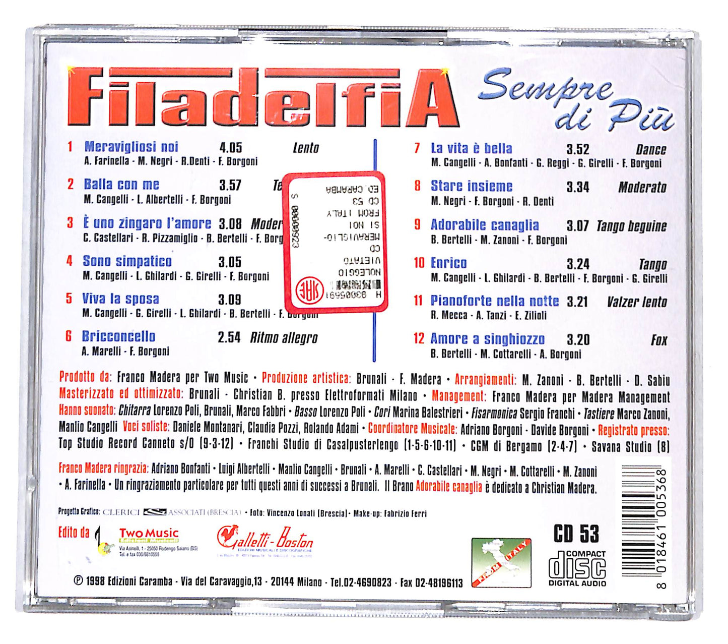 EBOND Filadelfia - Sempre di piu CD CD139551