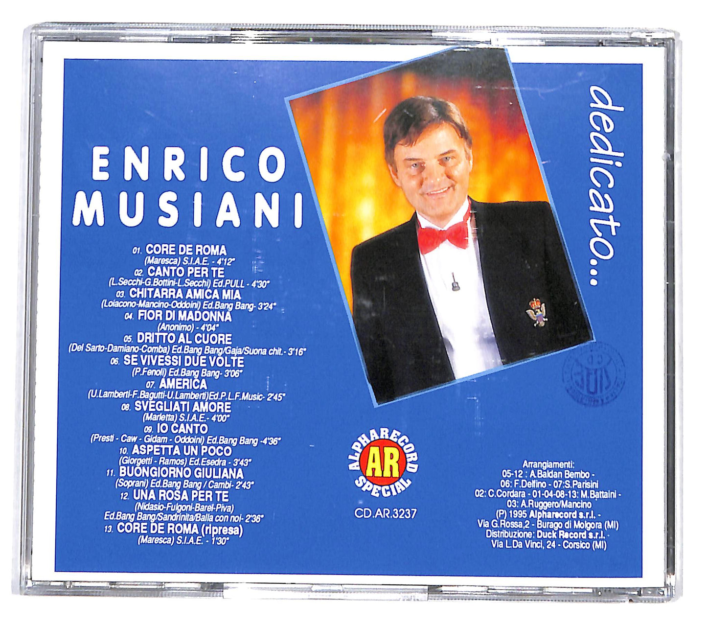 EBOND Enrico Musiani - Dedicato CD CD139554