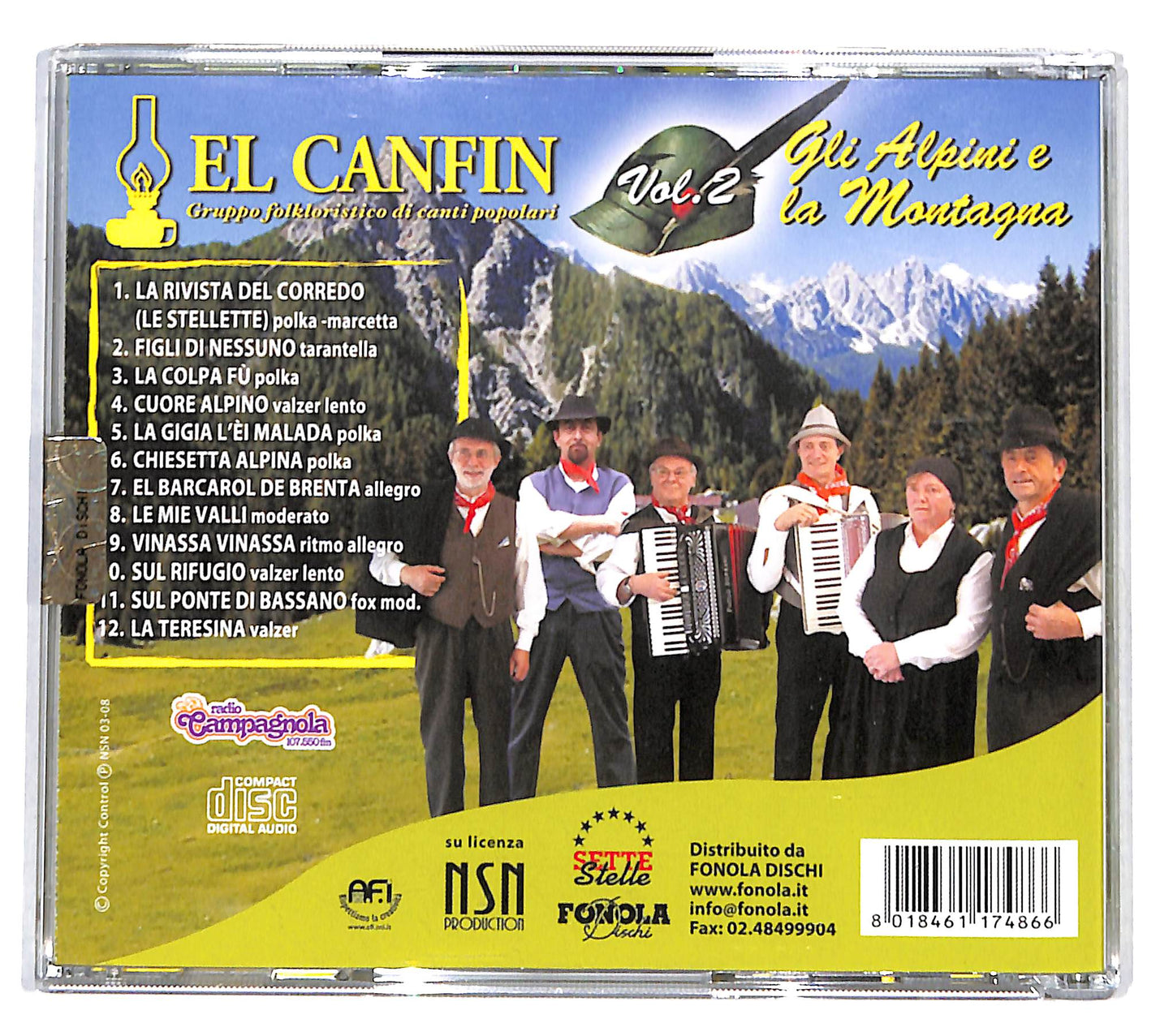 EBOND Various - El Confin Gli Alpini e la Montagna CD CD139557