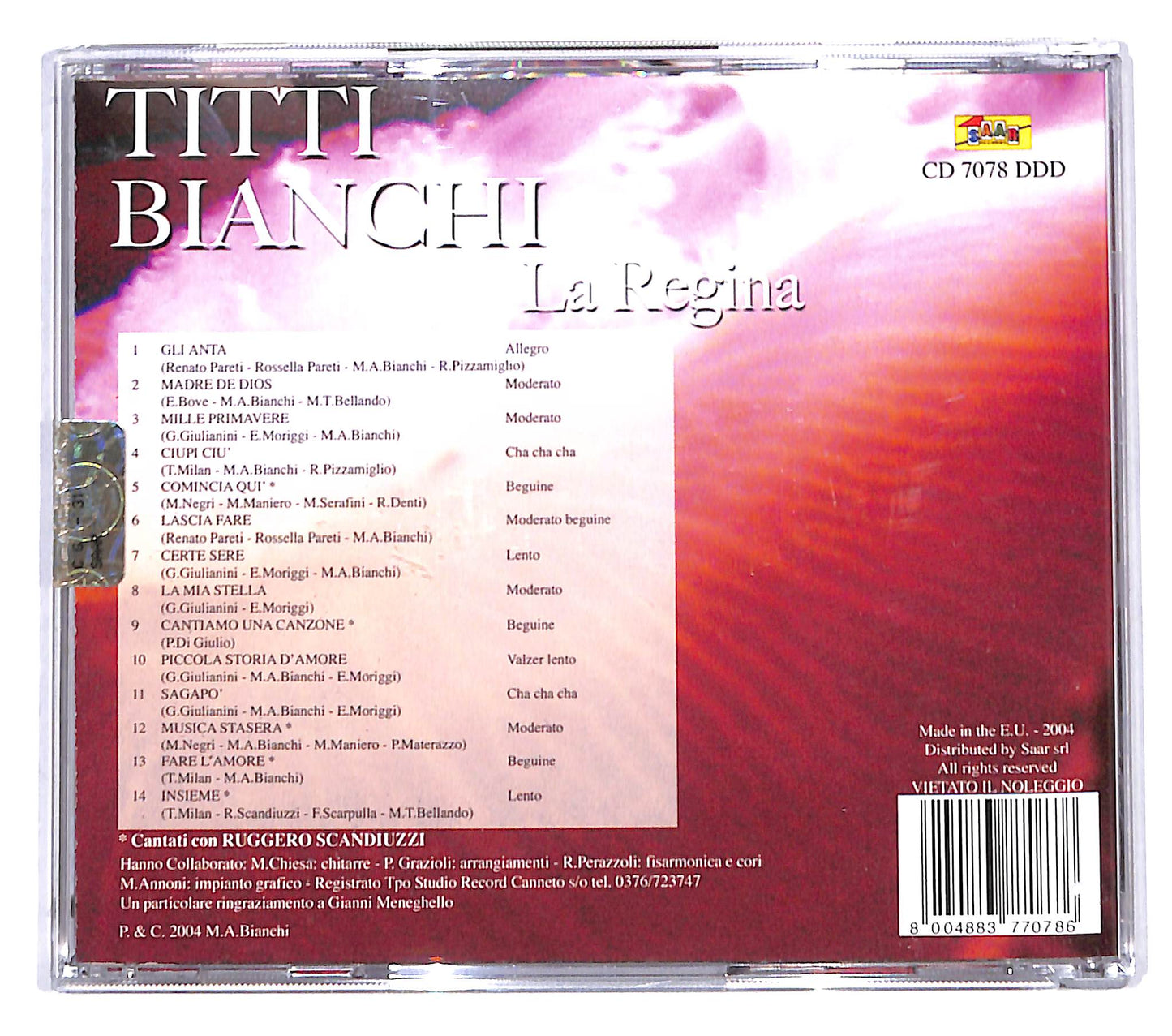 EBOND Titti Bianchi - La Regina CD CD139601