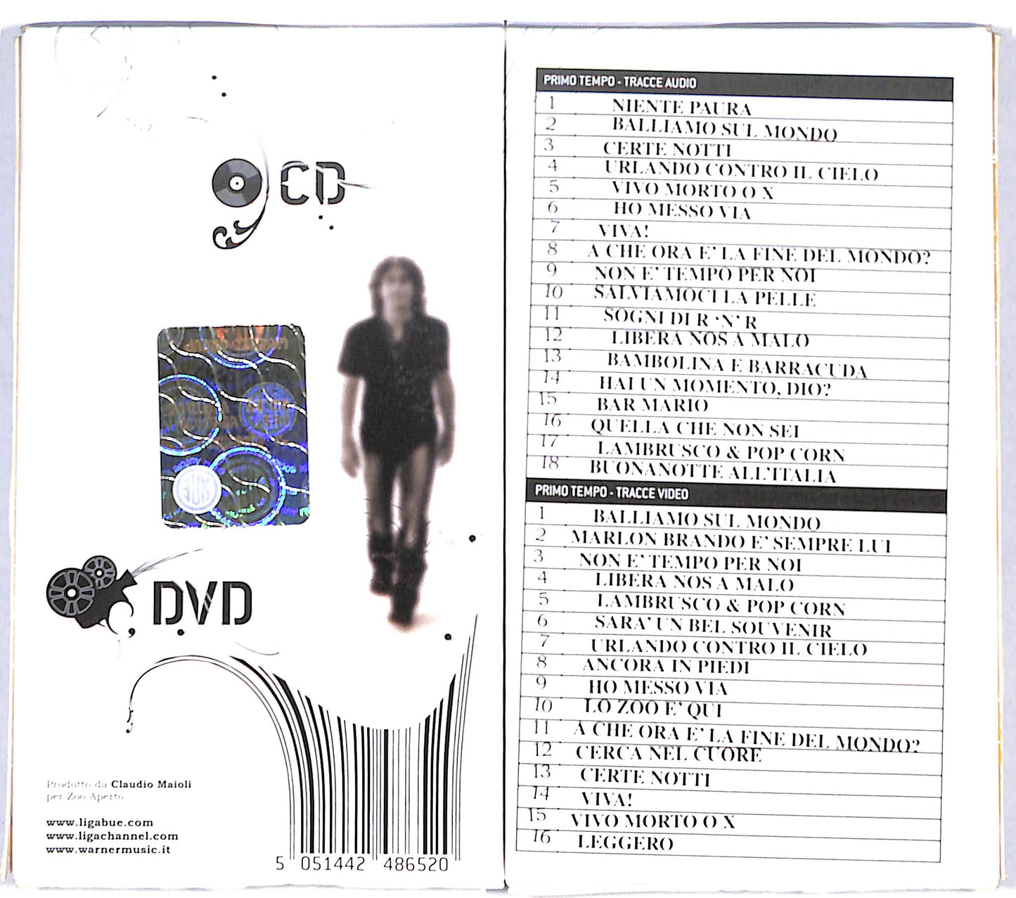 EBOND Ligabue - Primo Tempo +DVD CD CD139613