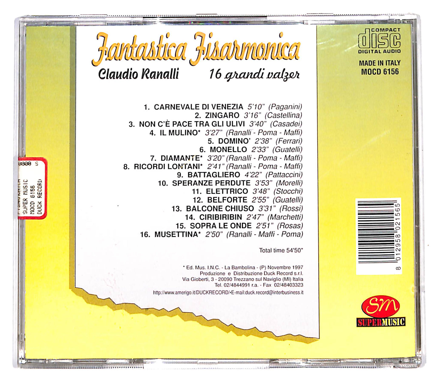EBOND Claudio Ranalli - 16 Grandi Valzer CD CD139754