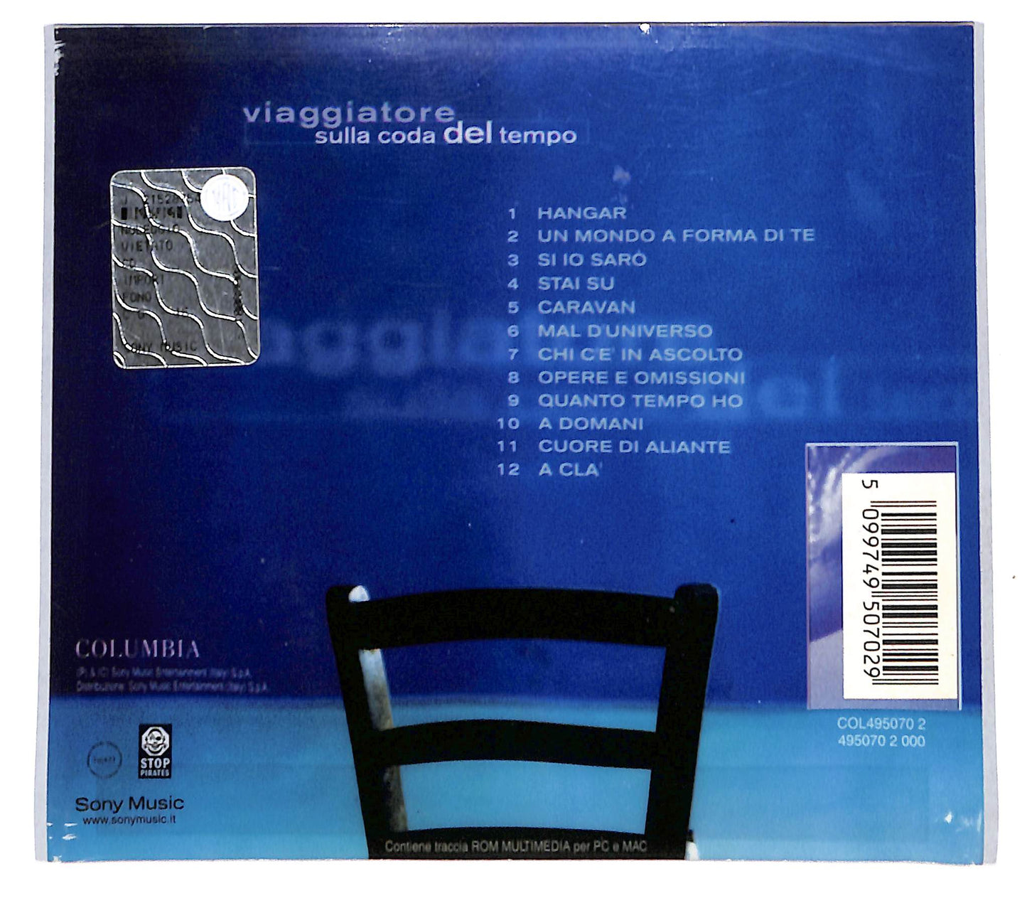 EBOND Claudio Baglioni - Viaggiatore Sulla Coda Del Tempo CD CD139803