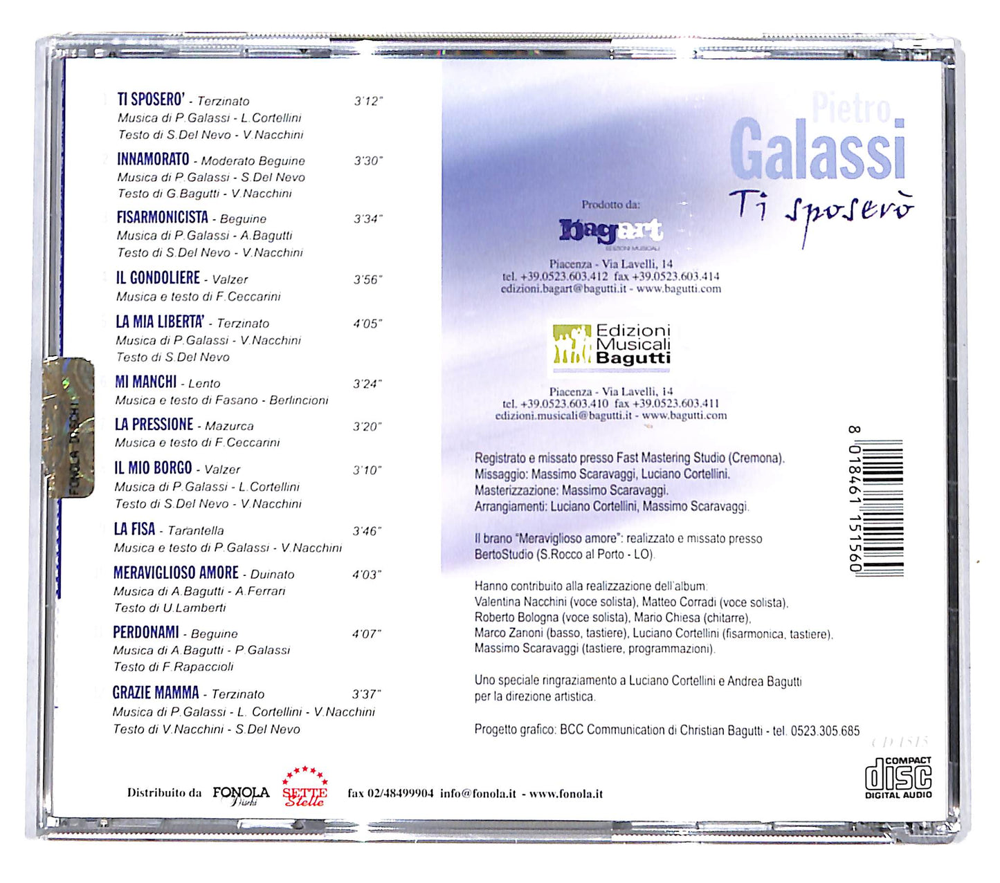 EBOND Pietro Galassi - Ti Sposero CD CD139821