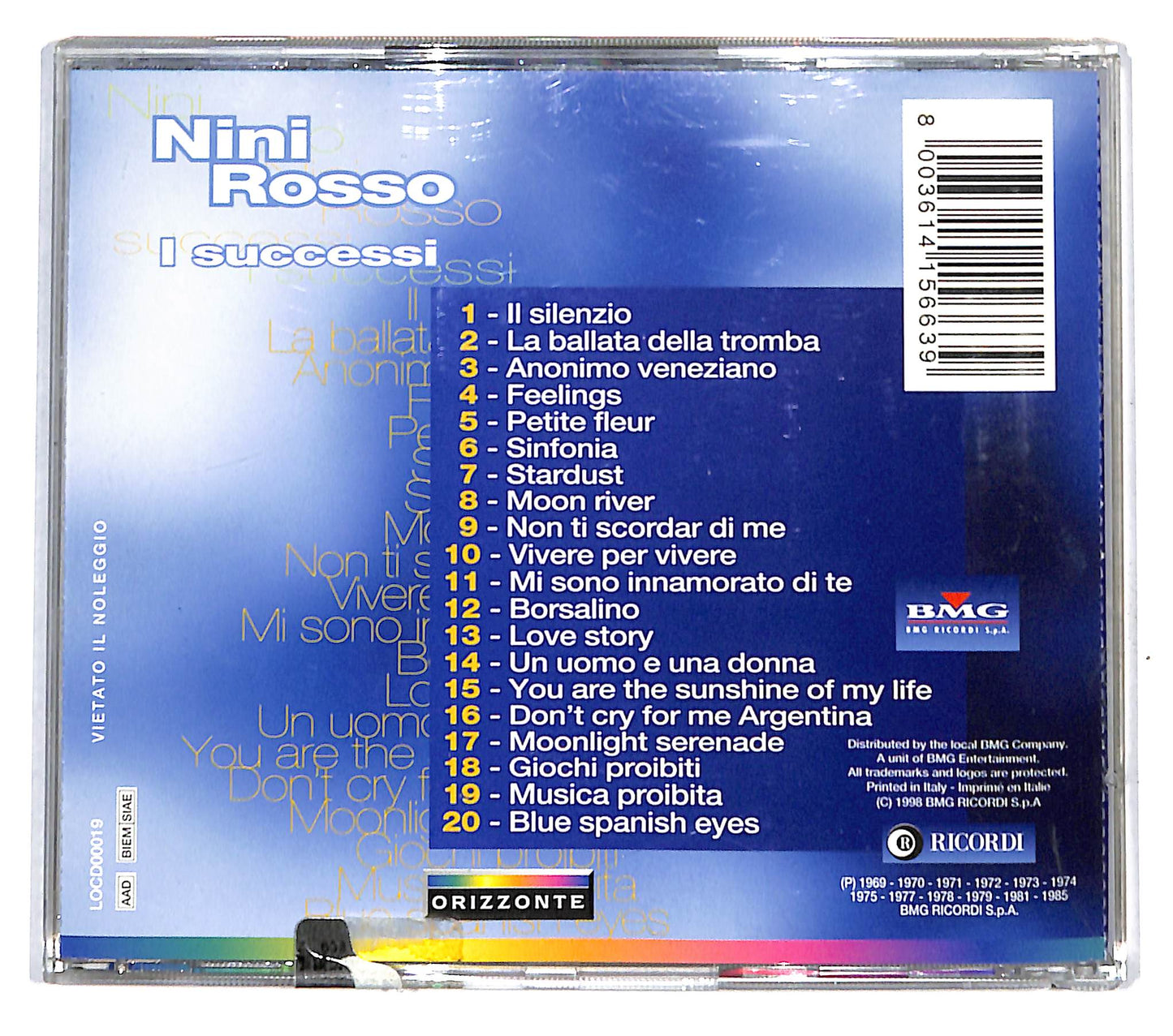 EBOND Nini Rosso - I Successi CD CD139904