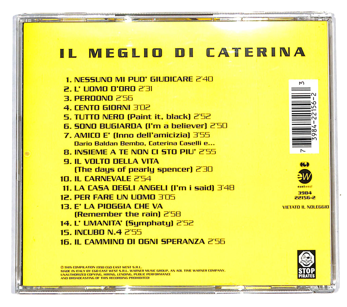 EBOND Caterina Caselli - Il Meglio Di Caterina Caselli CD CD139905