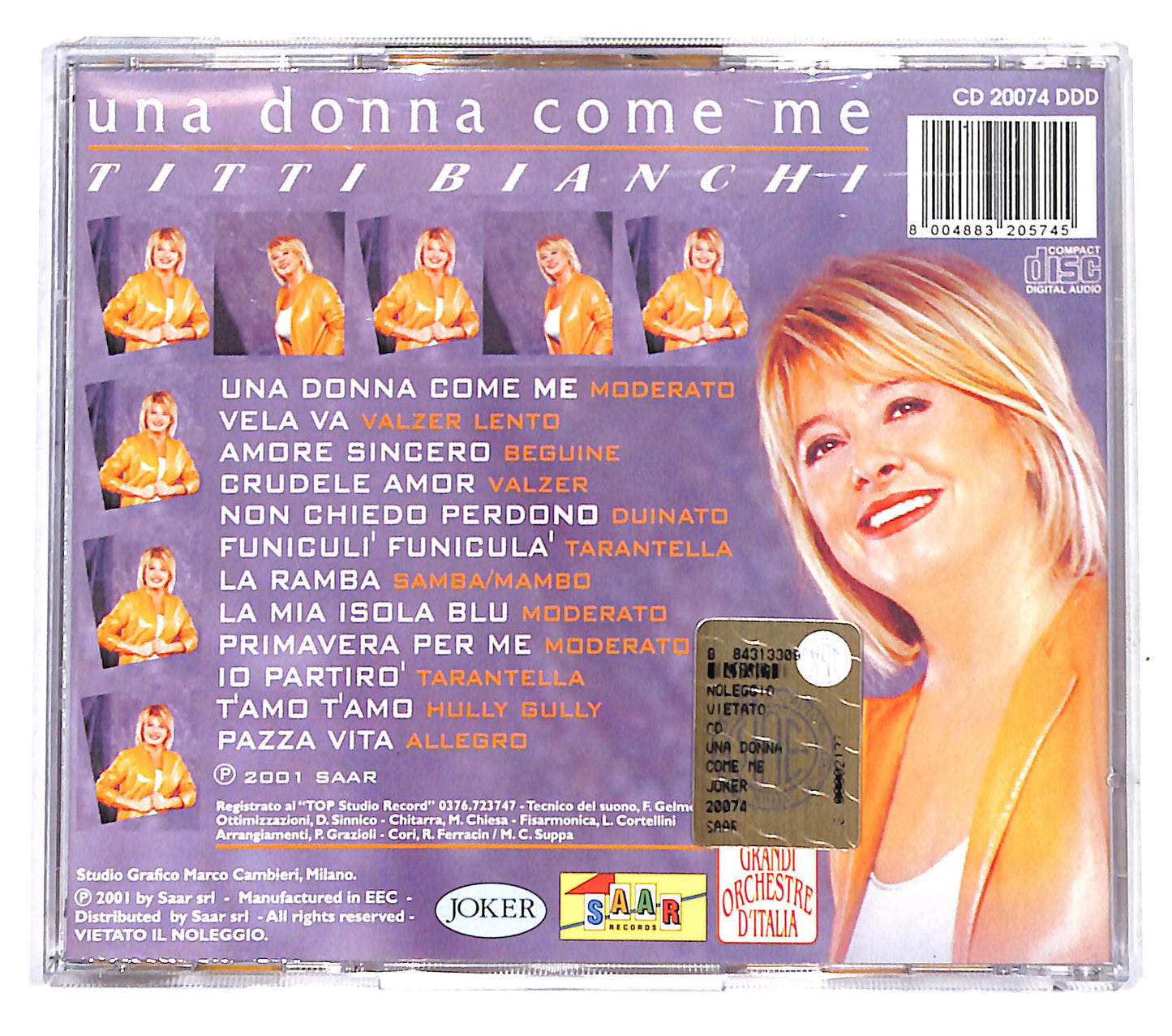 EBOND Titti Bianchi - una donna come me CD CD139948