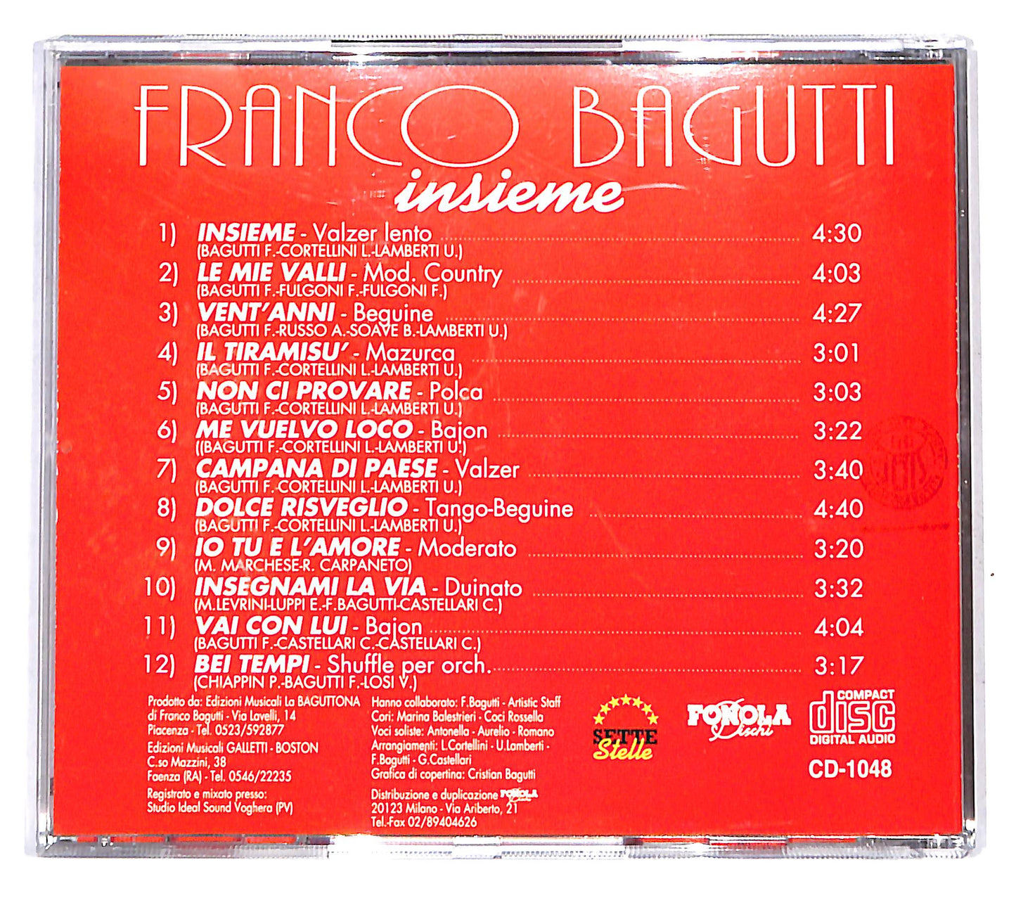 EBOND Franco Bagutti - Insieme CD CD140007