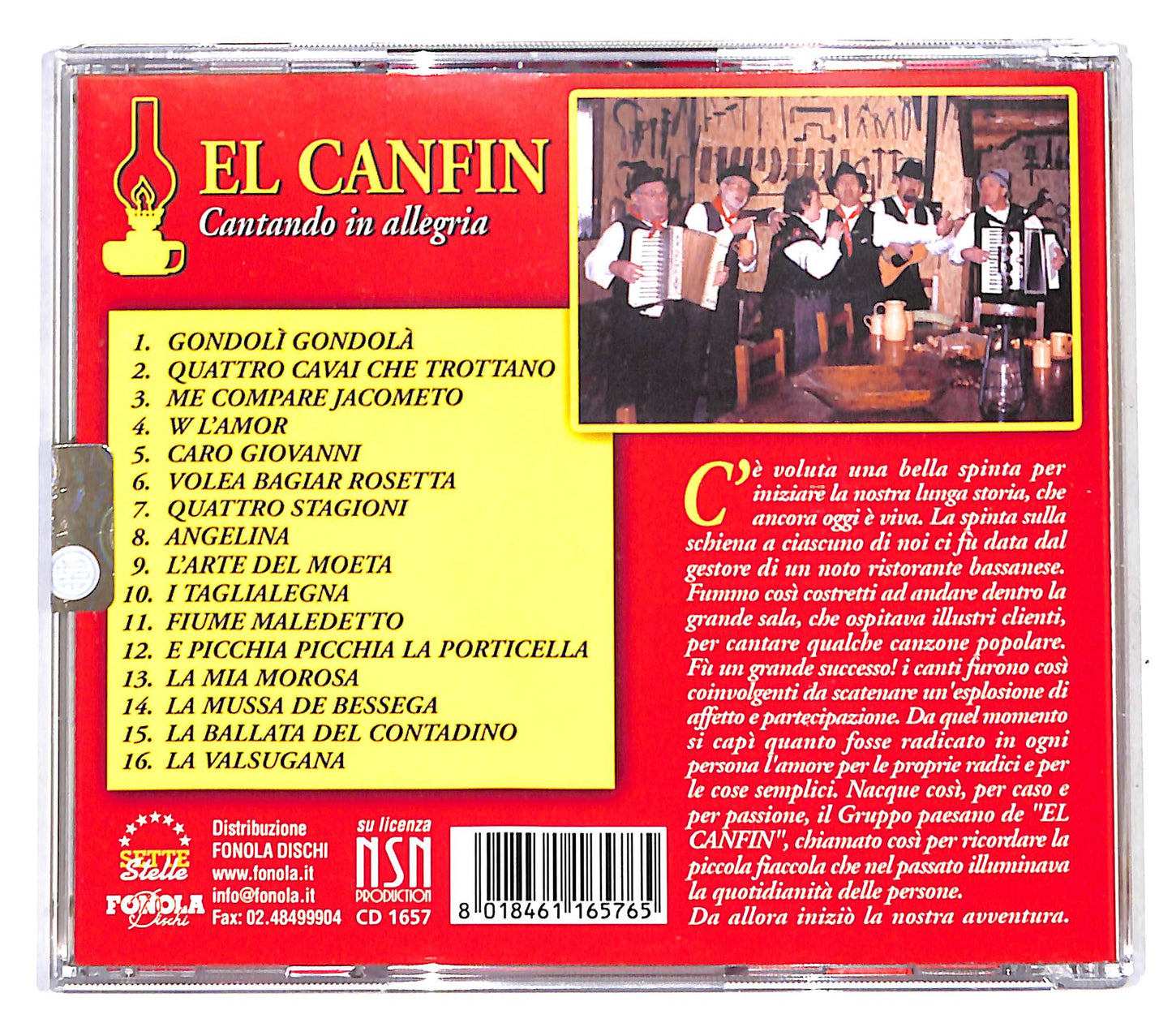 EBOND El Canfin - Cantando in allegria CD CD140009