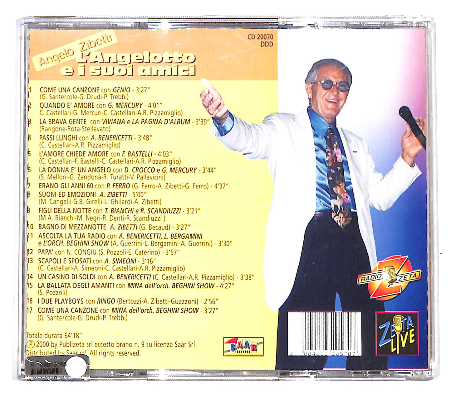EBOND Angelo Zibetti - L'Angelotto E I Suoi Amici CD CD140018