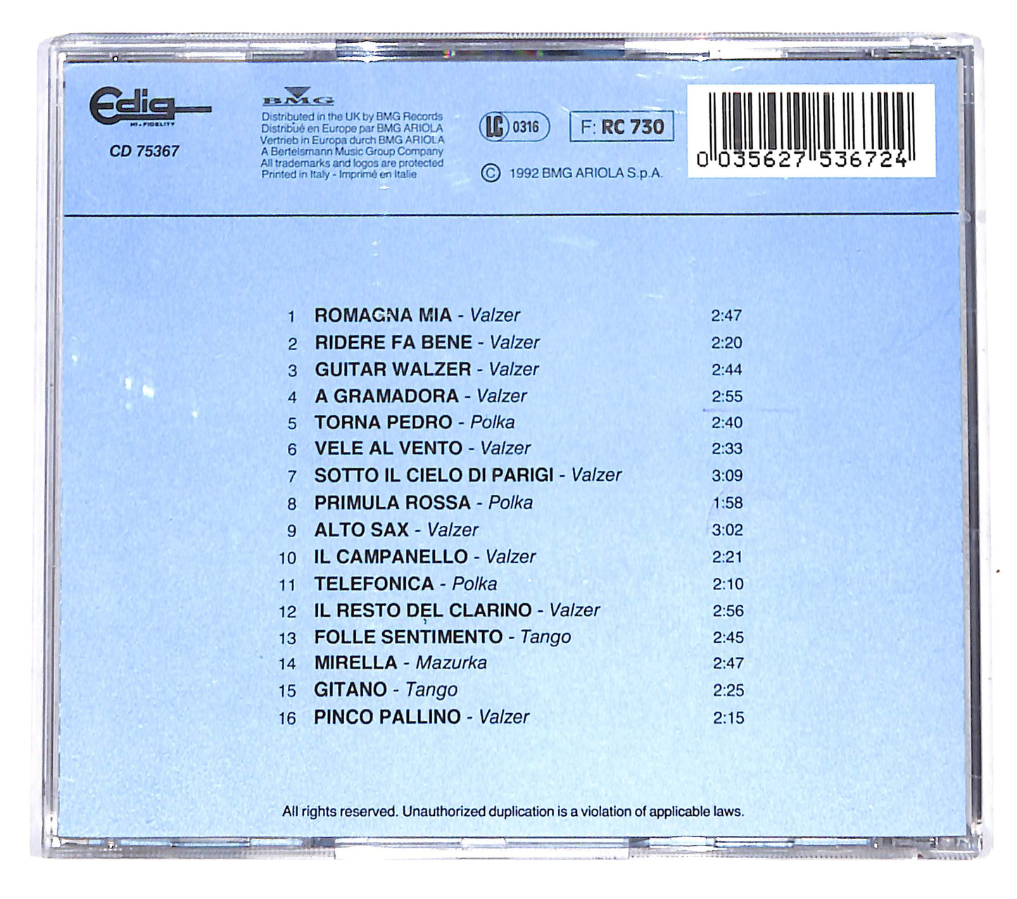 EBOND Castellina - Pasi - Il Campanello ed altri successi vol.2 CD CD140022
