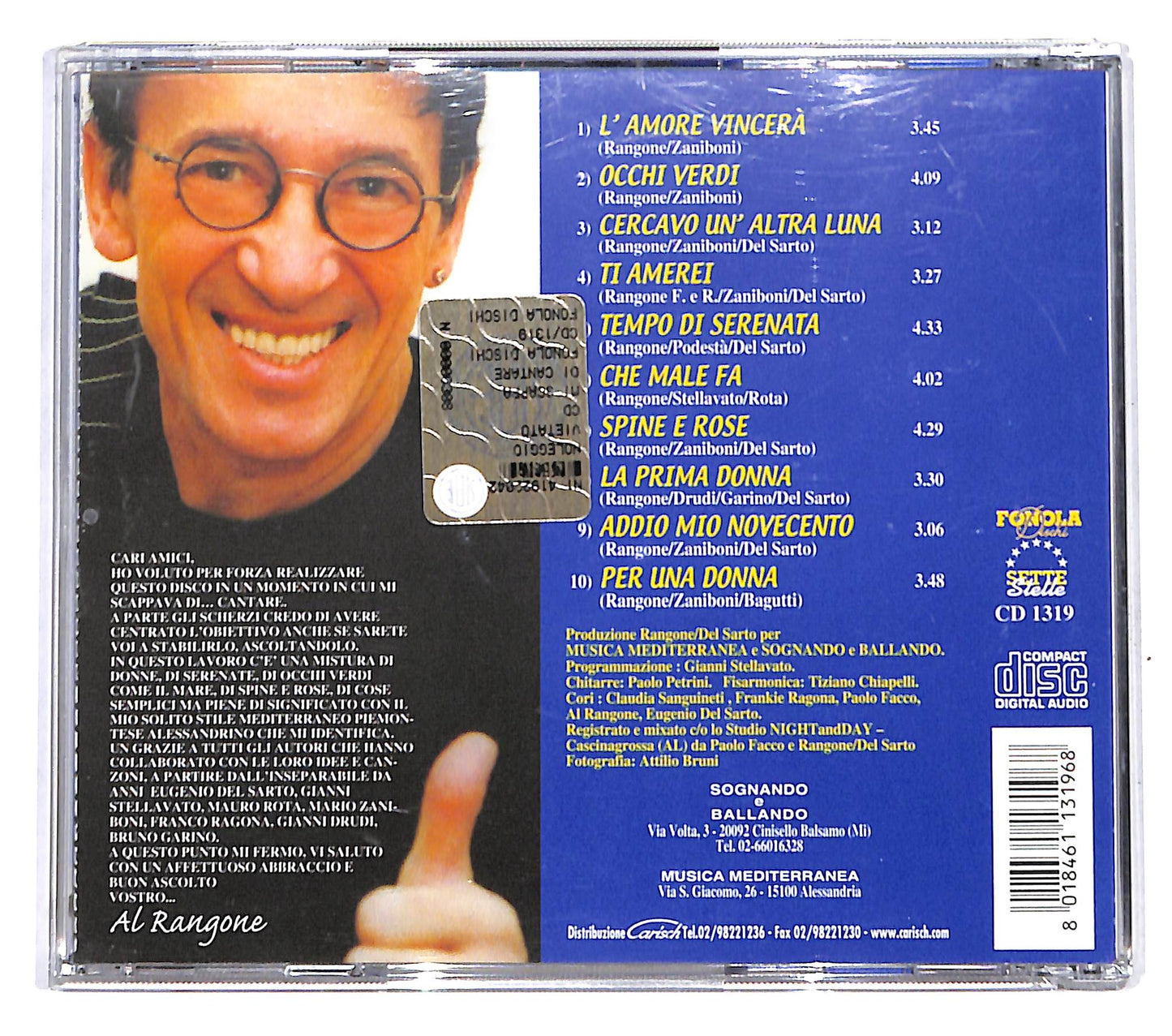EBOND Al Rangone -Mi Scappa di Cantare CD CD140031
