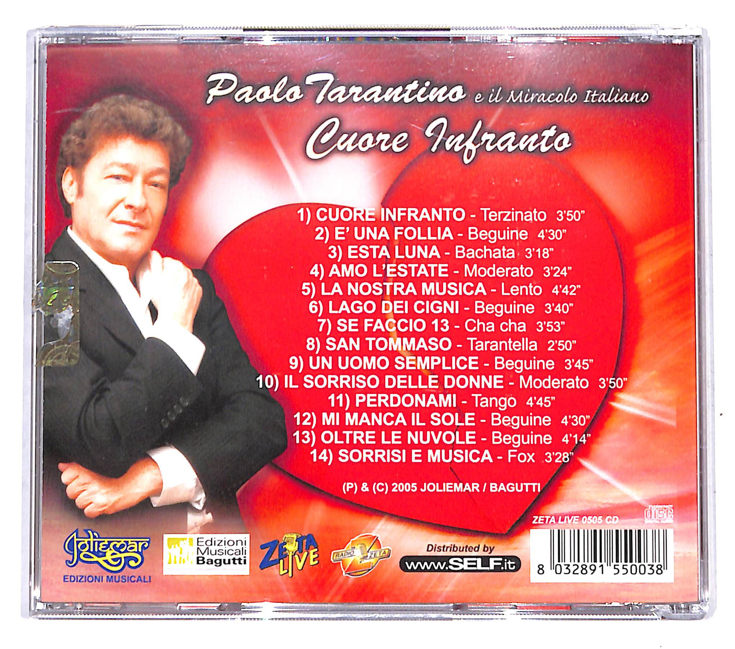 EBOND Paolo Tarantino E Il Miracolo Italiano - Cuore Infranto CD CD140060