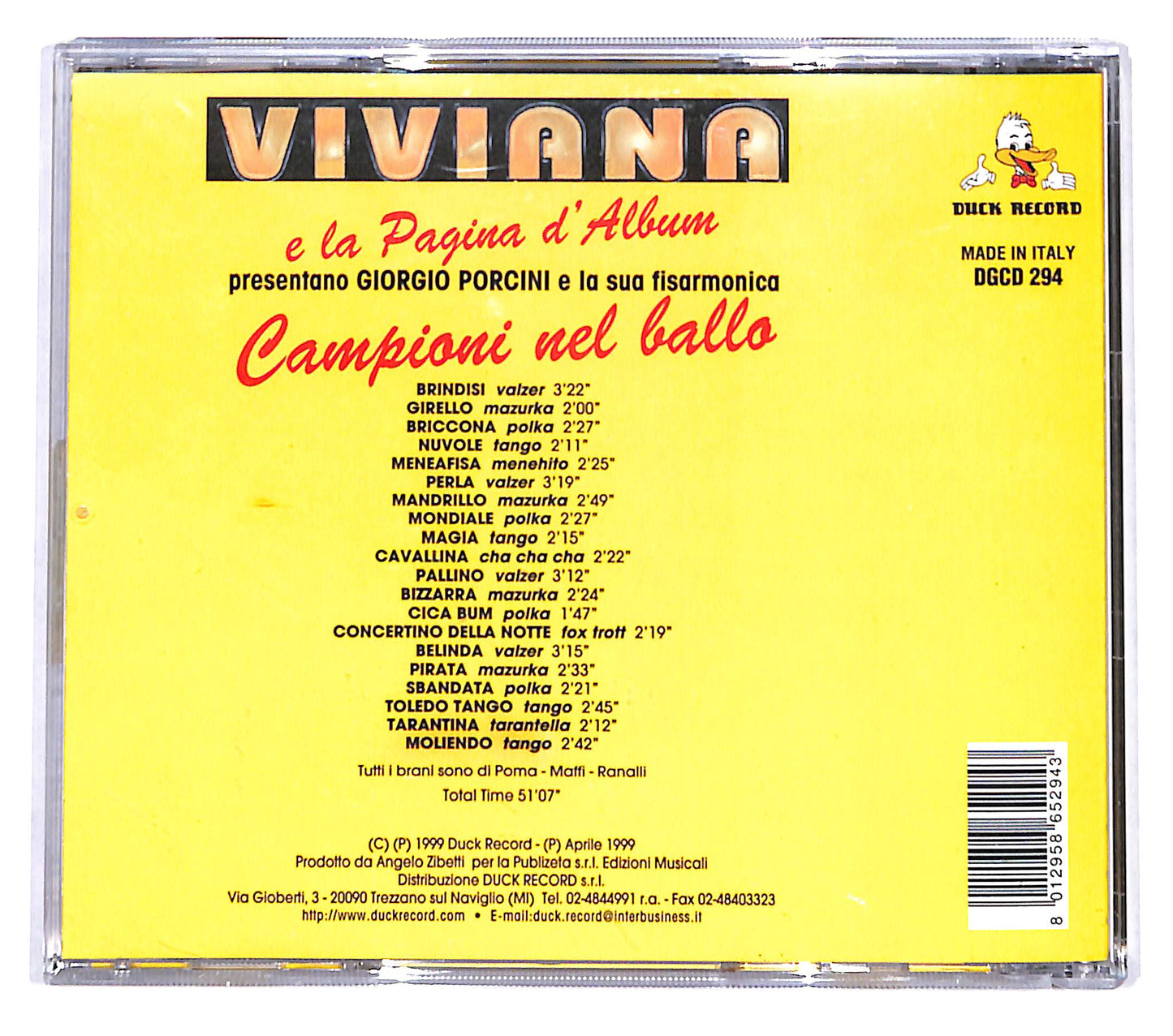 EBOND Viviana e La Pagina D'Album - Campioni di ballo CD CD140115