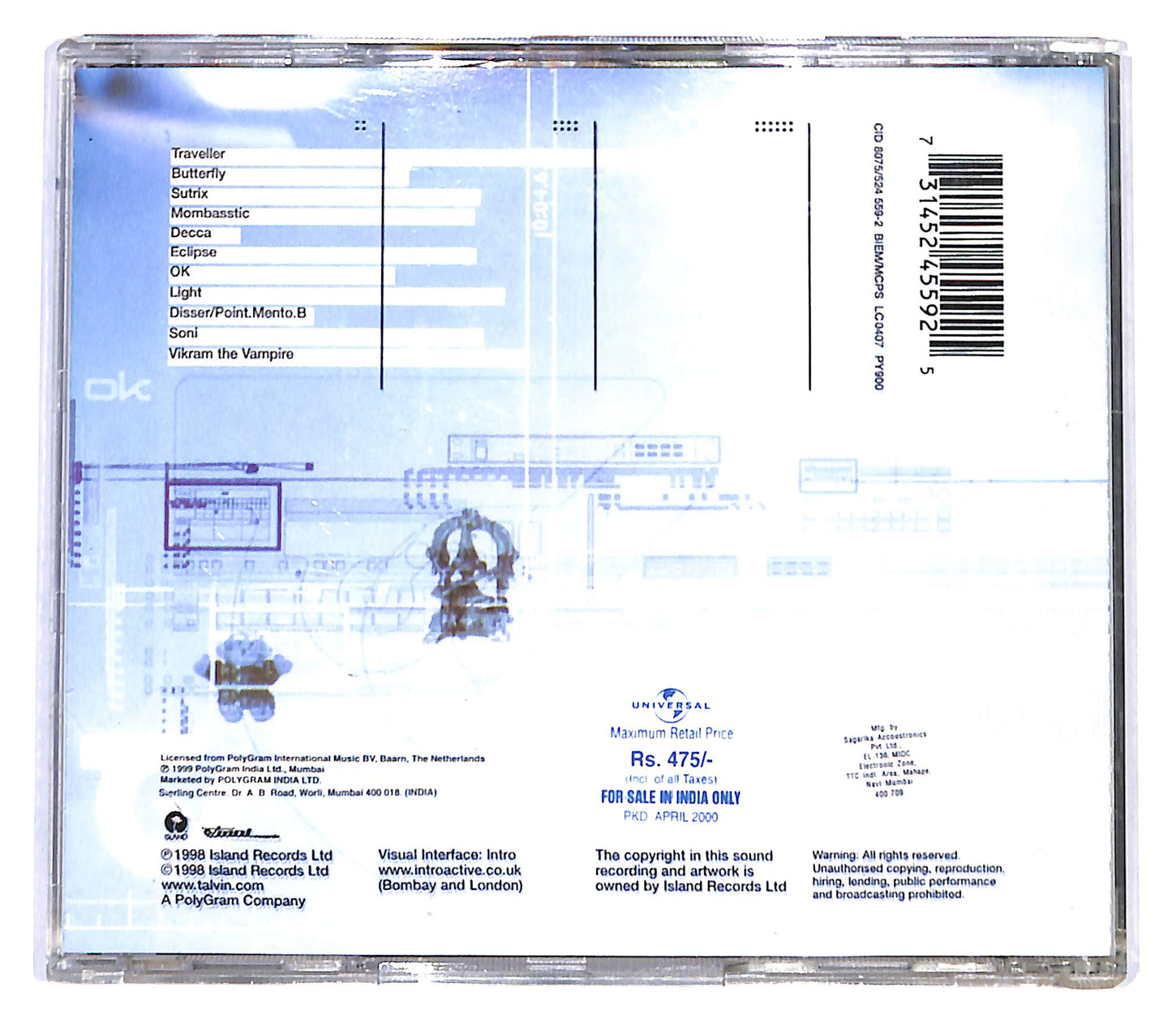 EBOND Talvin Singh - Ok CD CD140122