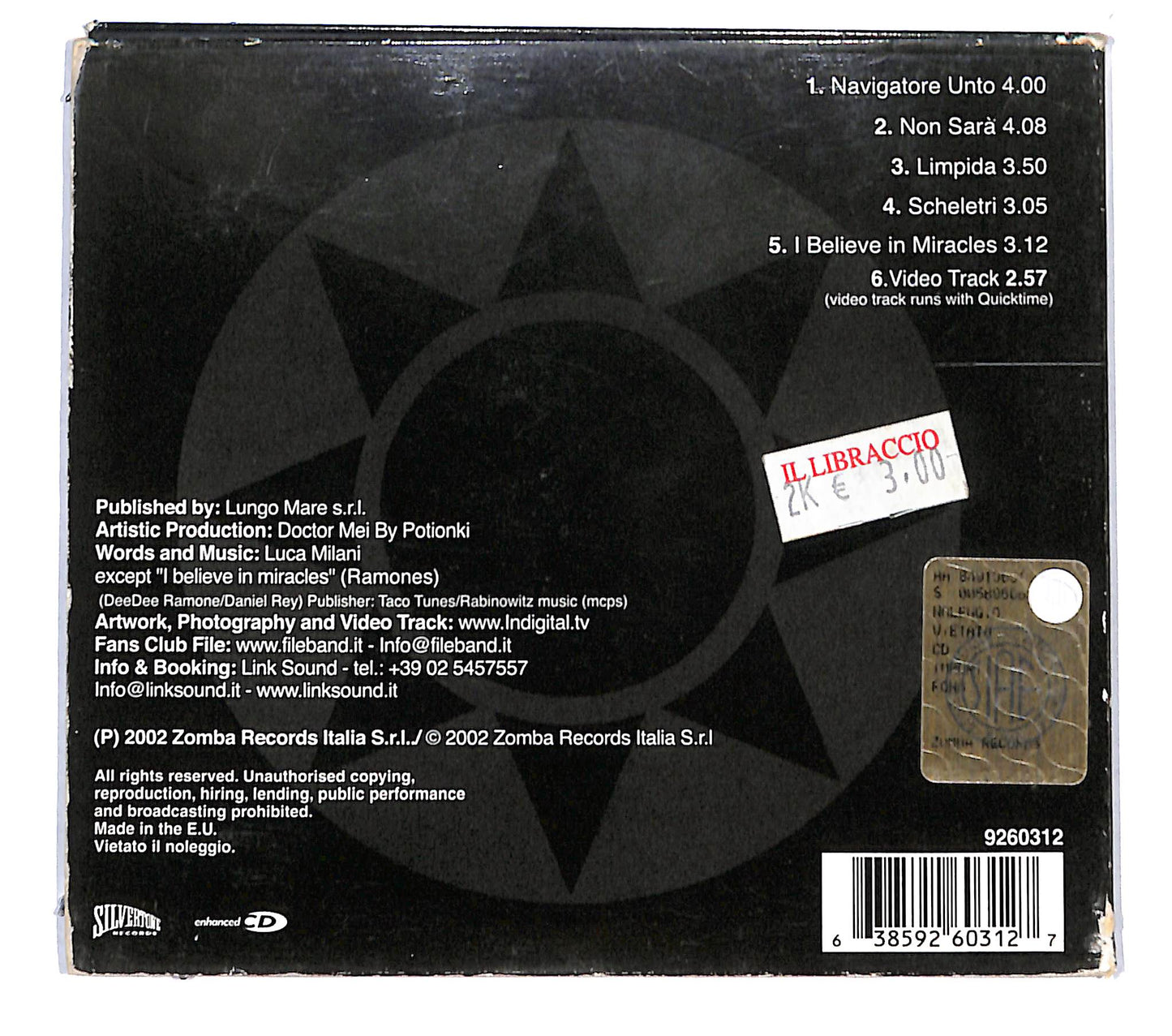 EBOND File - Credo Nei Miracoli DIGIPACK CD CD140229