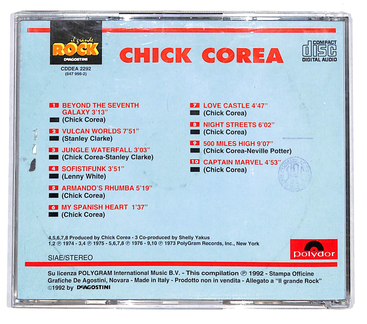 EBOND Chick Corea - Chick Corea CD CD140252