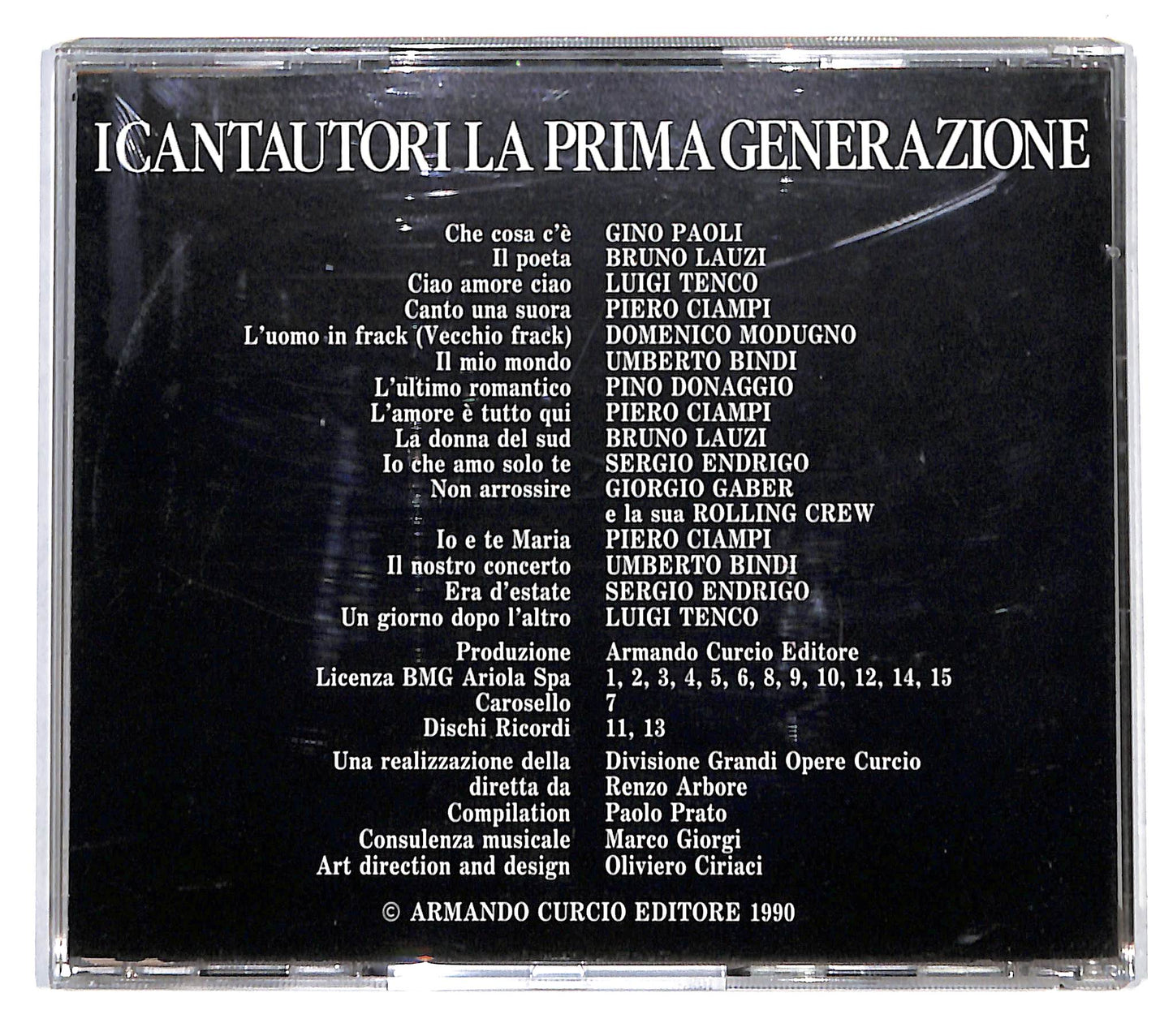 EBOND Various - I Cantautori - La Prima Generazione CD CD140340