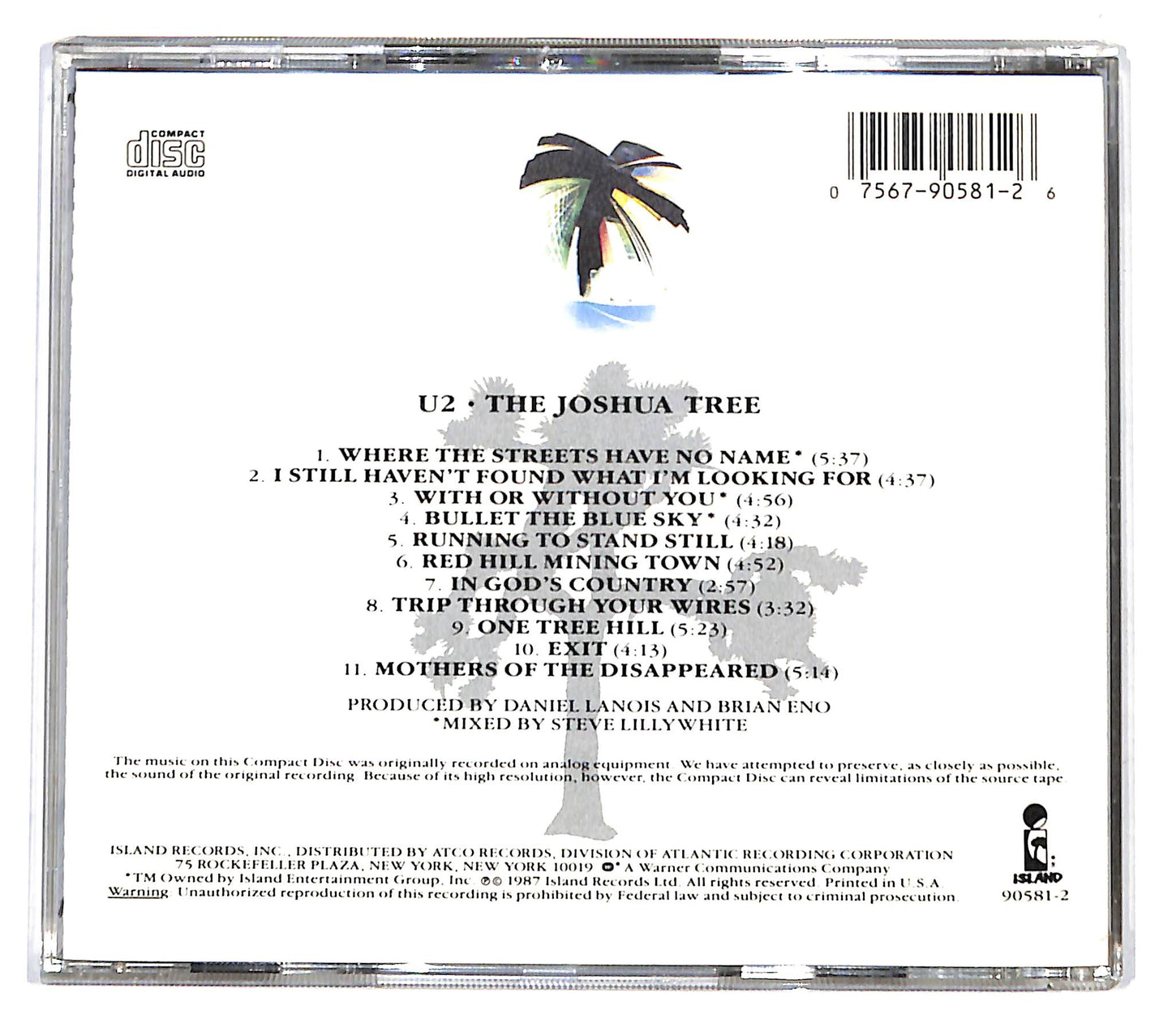 EBOND U2 - The Joshua Tree CD CD140349