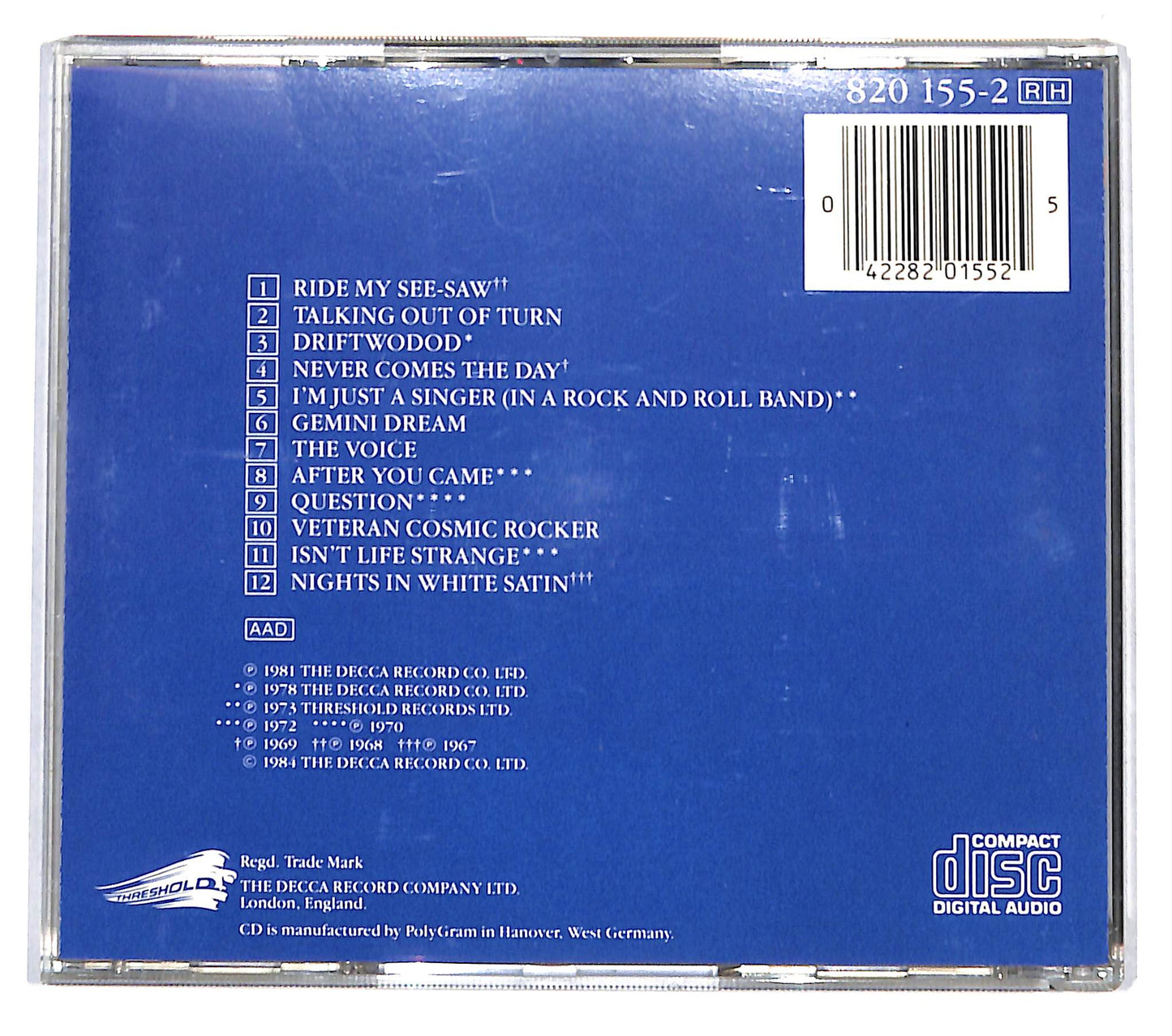 EBOND Voices In The Sky -The Best Of The Moody Blues CD CD140403