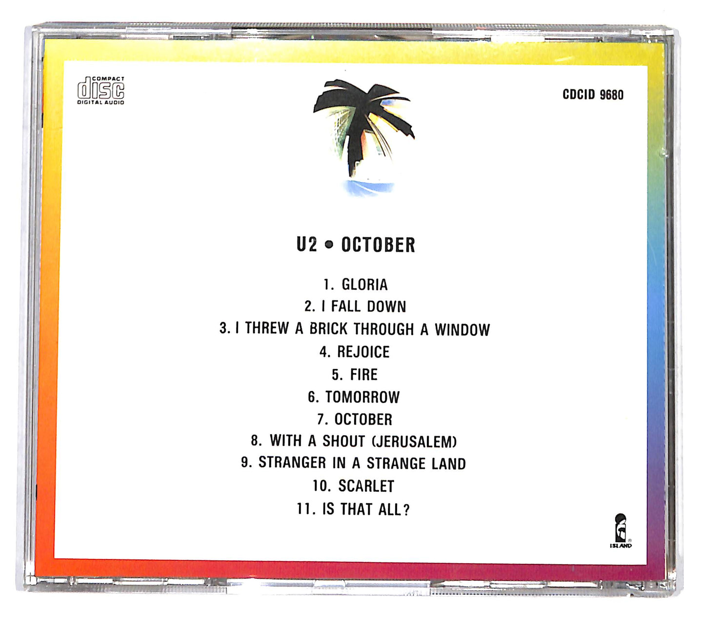 EBOND U2 - October CD CD140502