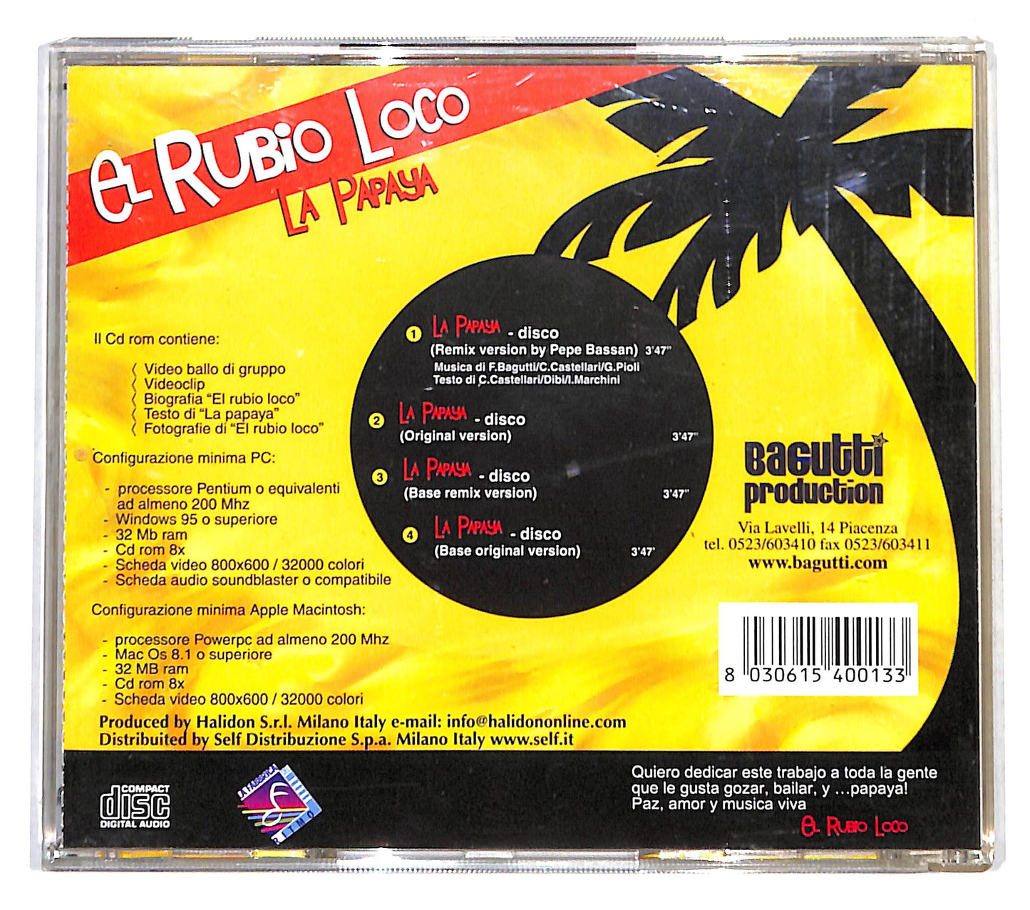EBOND El Rubio Loco - La Papaya CD CD140544