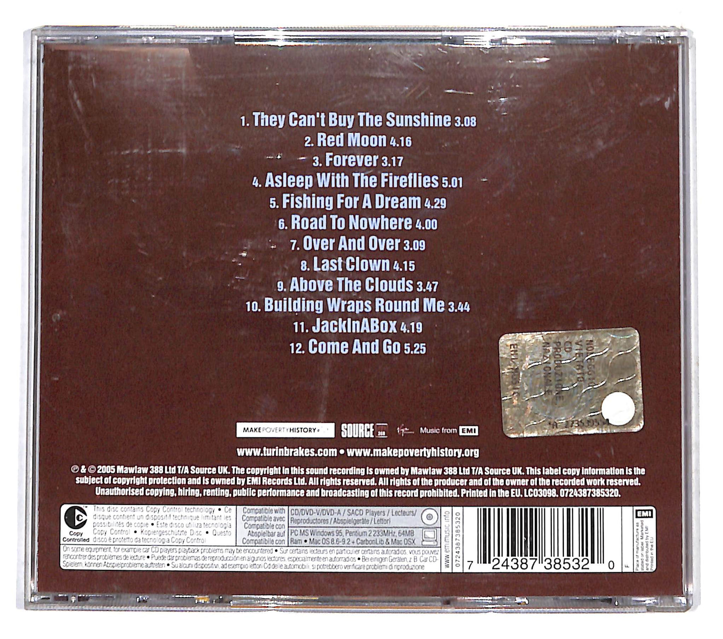 EBOND Turin Brakes - JackInABox CD CD140547