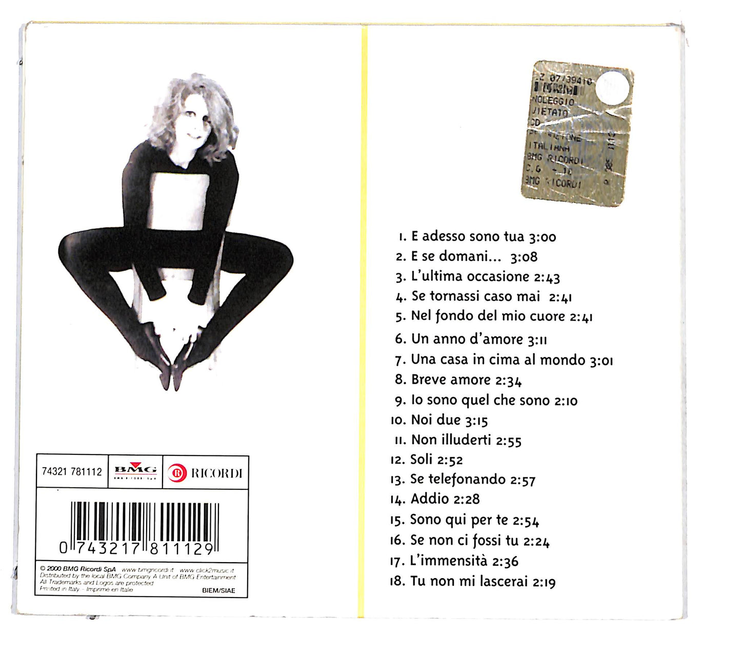 EBOND Mina - Le Canzoni D'Amore DIGIPACK CD CD140560