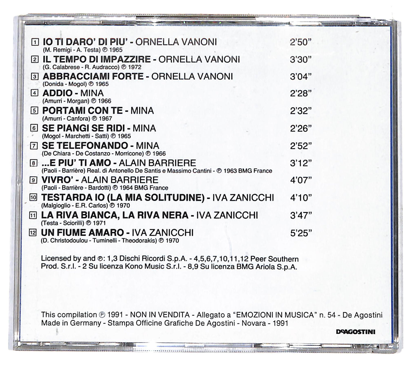 EBOND Various - Amore Addio... CD CD140565