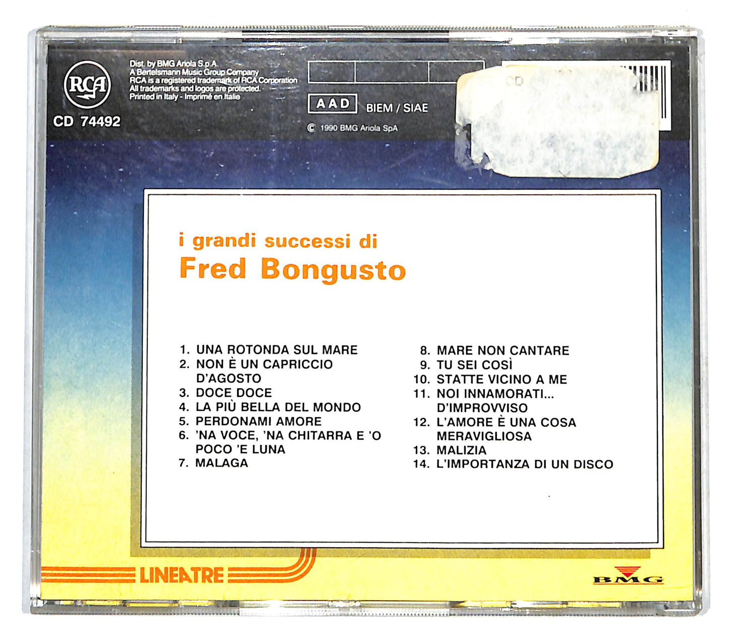 EBOND Fred Bongusto - I Grandi Successi CD CD140609