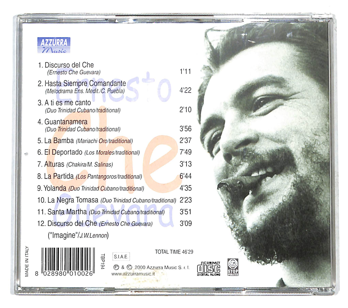 EBOND Various - Ernesto Che Guevara CD CD140624