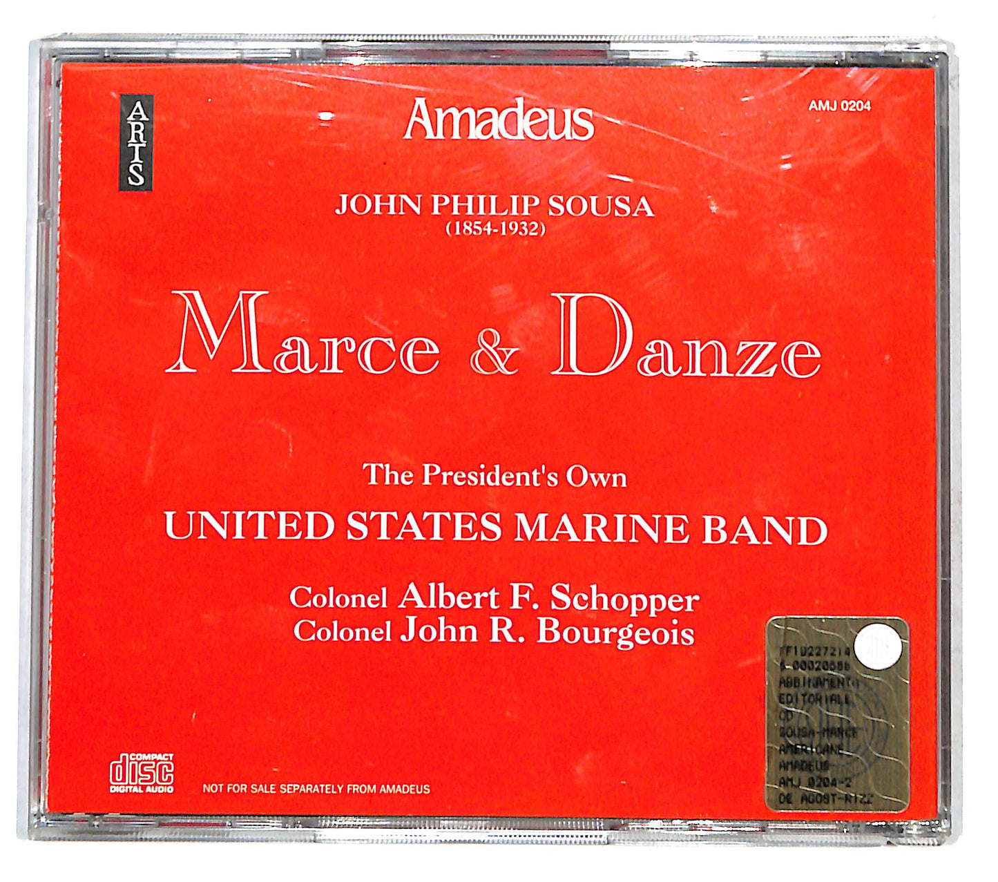 EBOND John Philip Sousa - Marce & Danze Americane CD CD140653