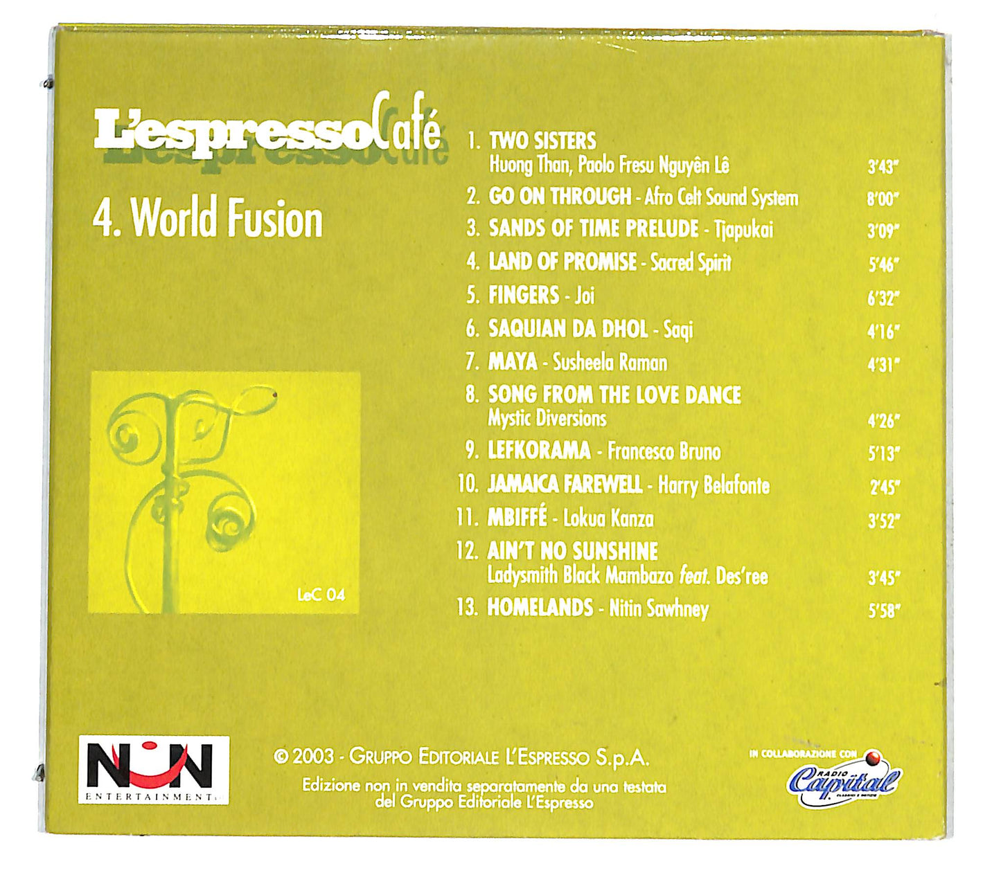 EBOND Various - Chill Out - L'Espresso Cafe 4. World Fusion CD CD140702
