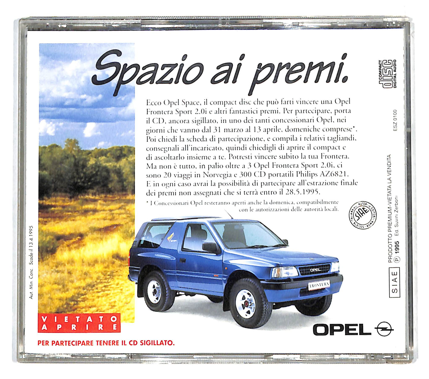 EBOND Various - Opel Space CD CD140706